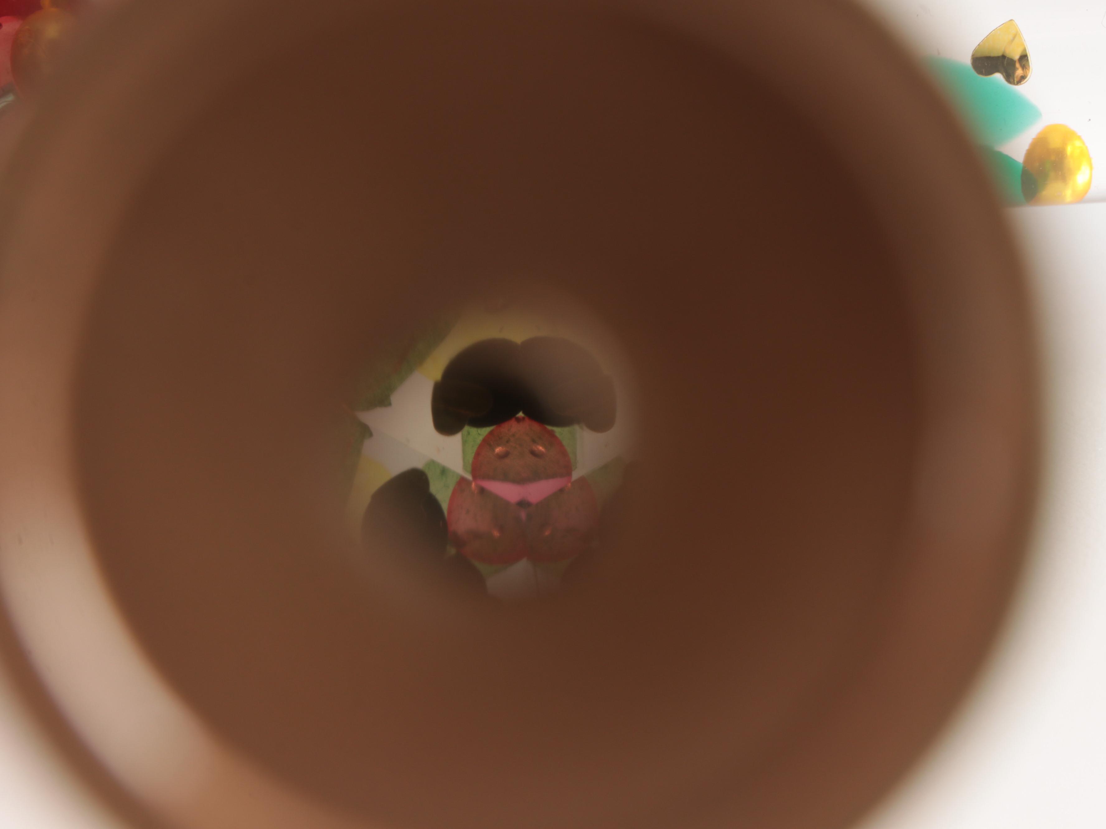 Fox and Geese Game Board and Marbles with Kaleidoscope and Kinetic Sculpture