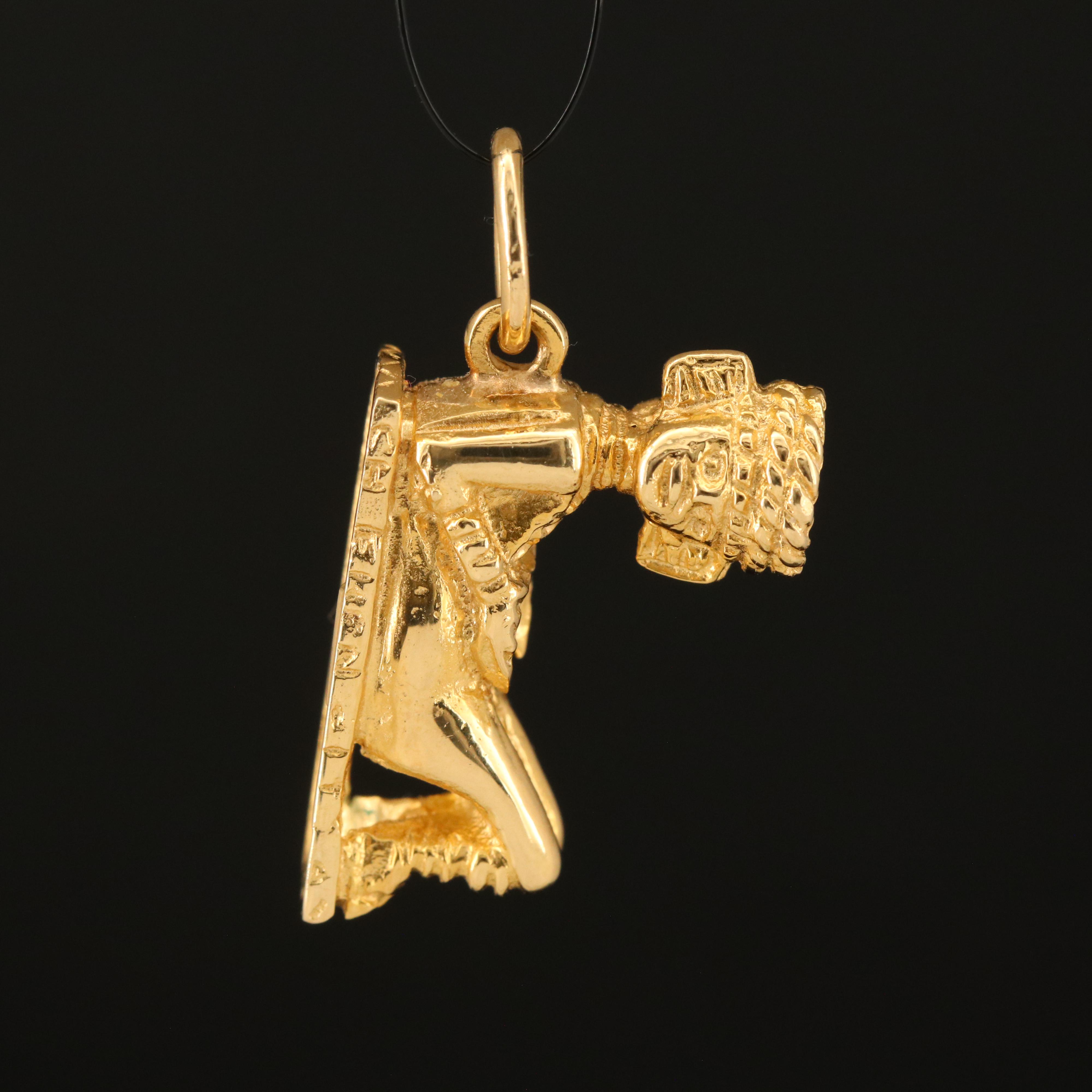 Mexican 14K Figural Pendant