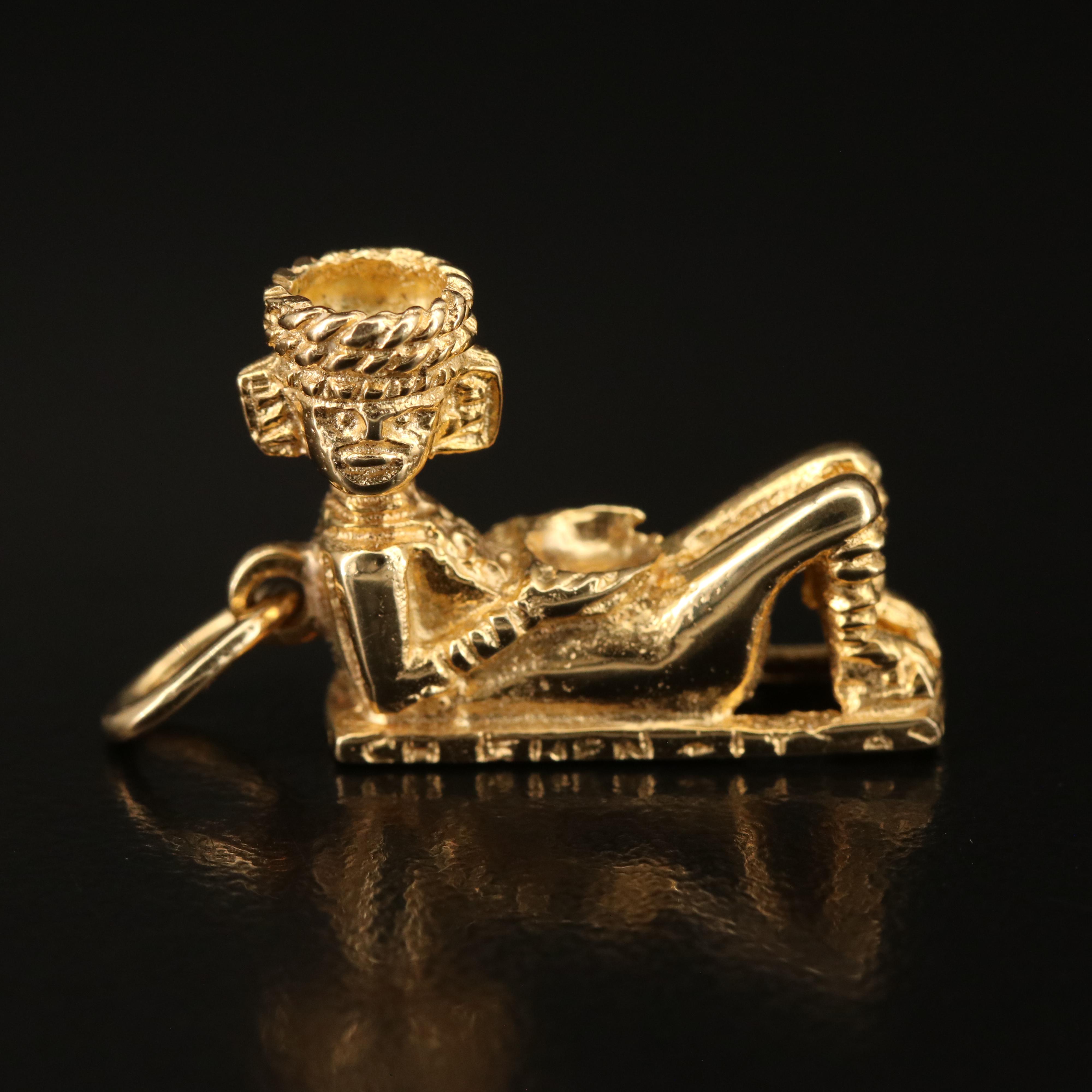 Mexican 14K Figural Pendant
