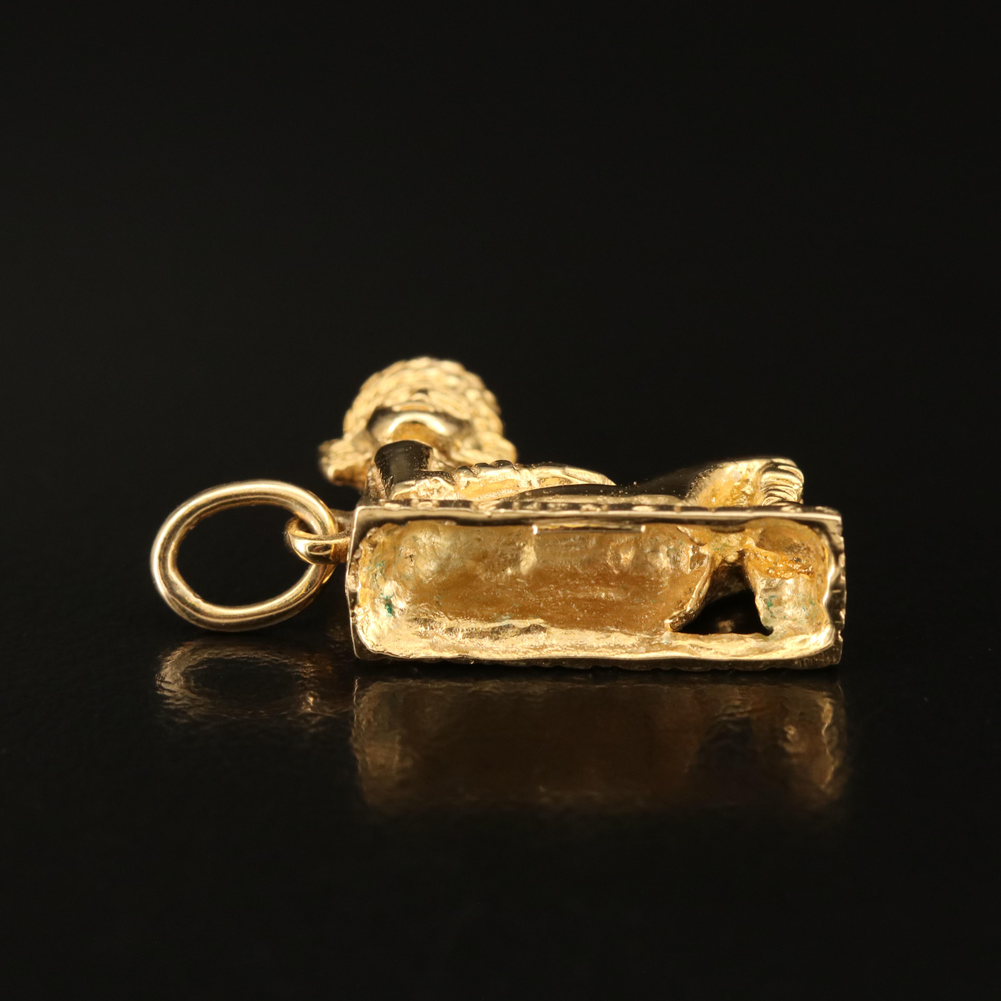 Mexican 14K Figural Pendant