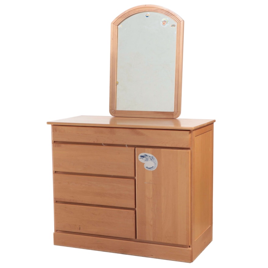 Little Folks Furniture, Maple Dresser with Mirror