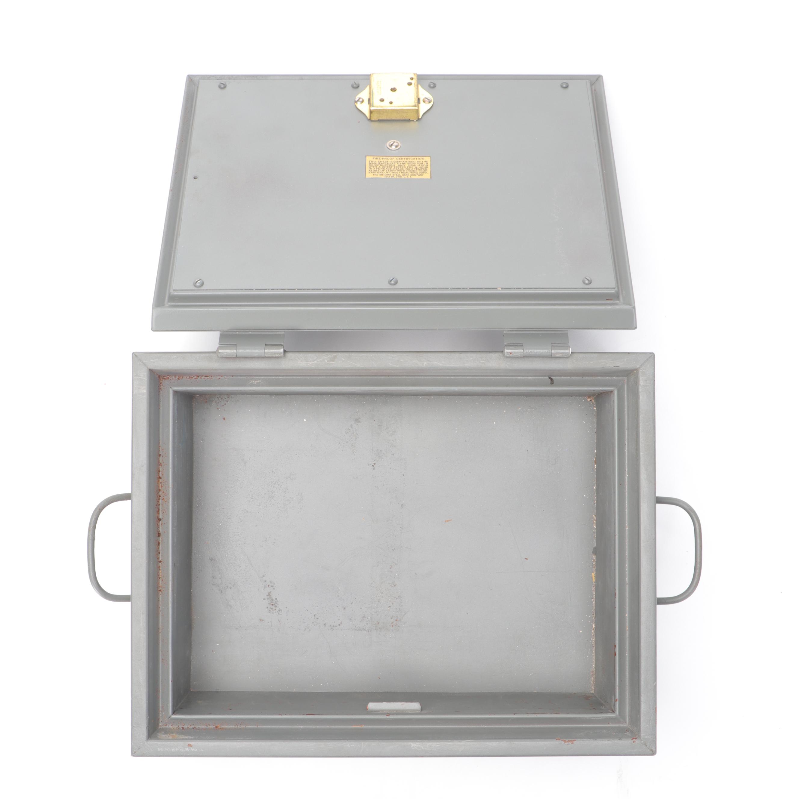 Meilink Steel Safe Co. "Hercules" Fireproof Key-Lock Box Safe