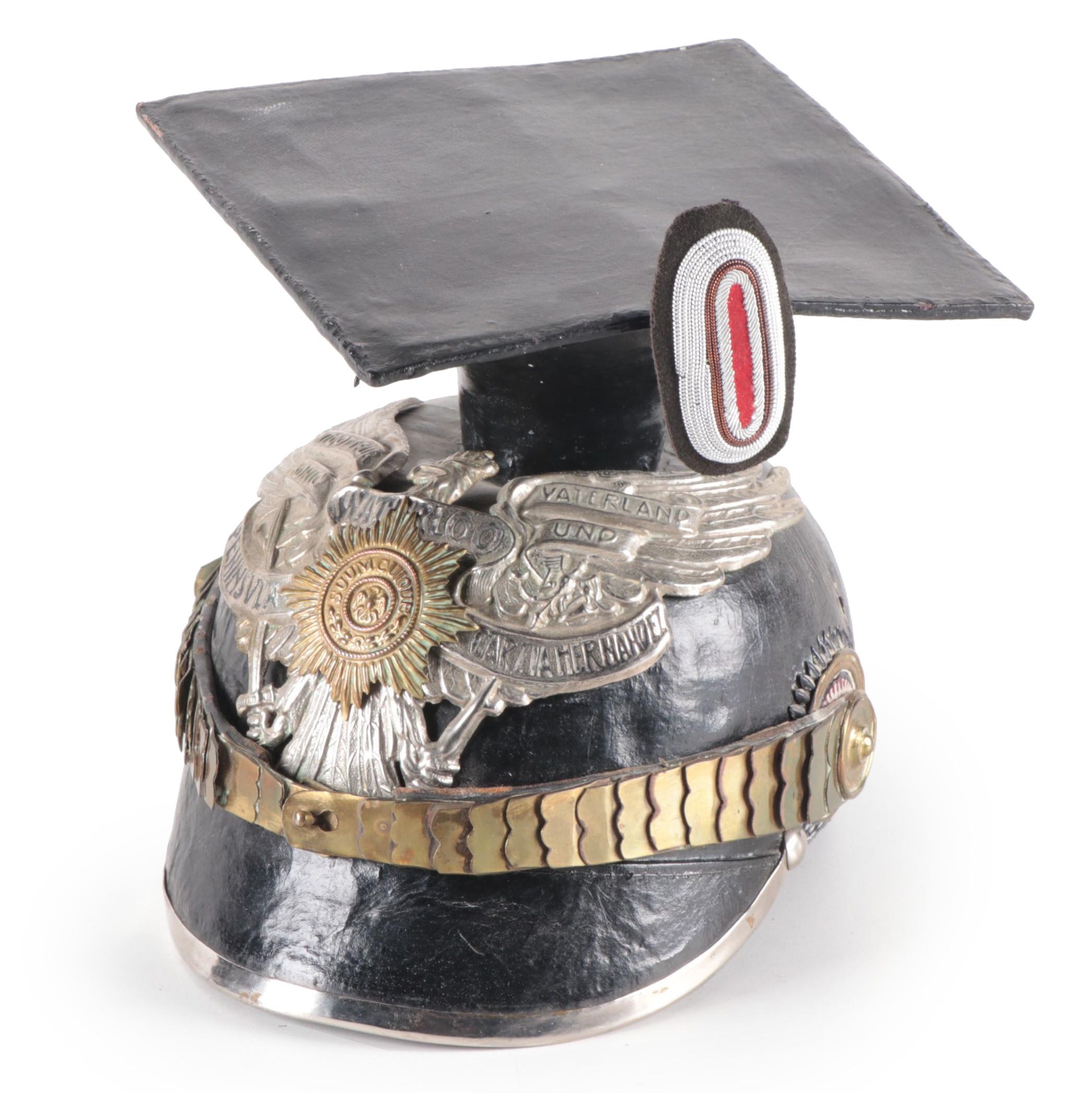 WWI Prussian Uhlan Lancer Officer's Helmet