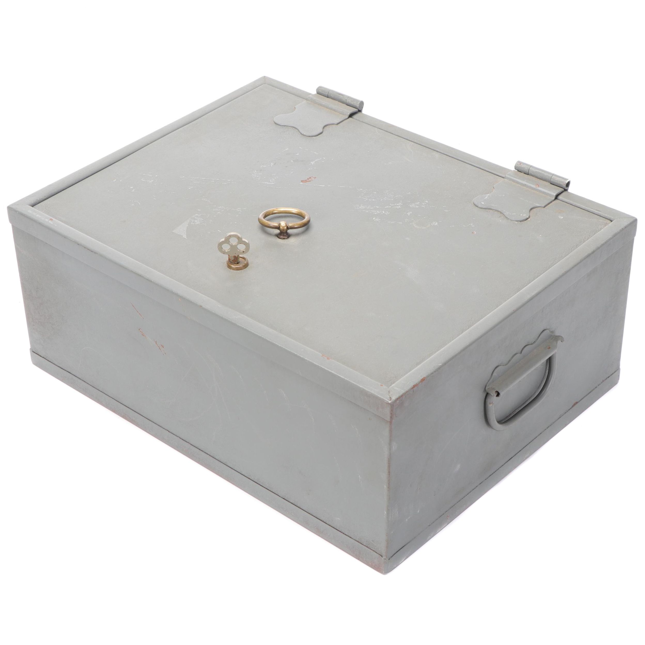 Meilink Steel Safe Co. "Hercules" Fireproof Key-Lock Box Safe