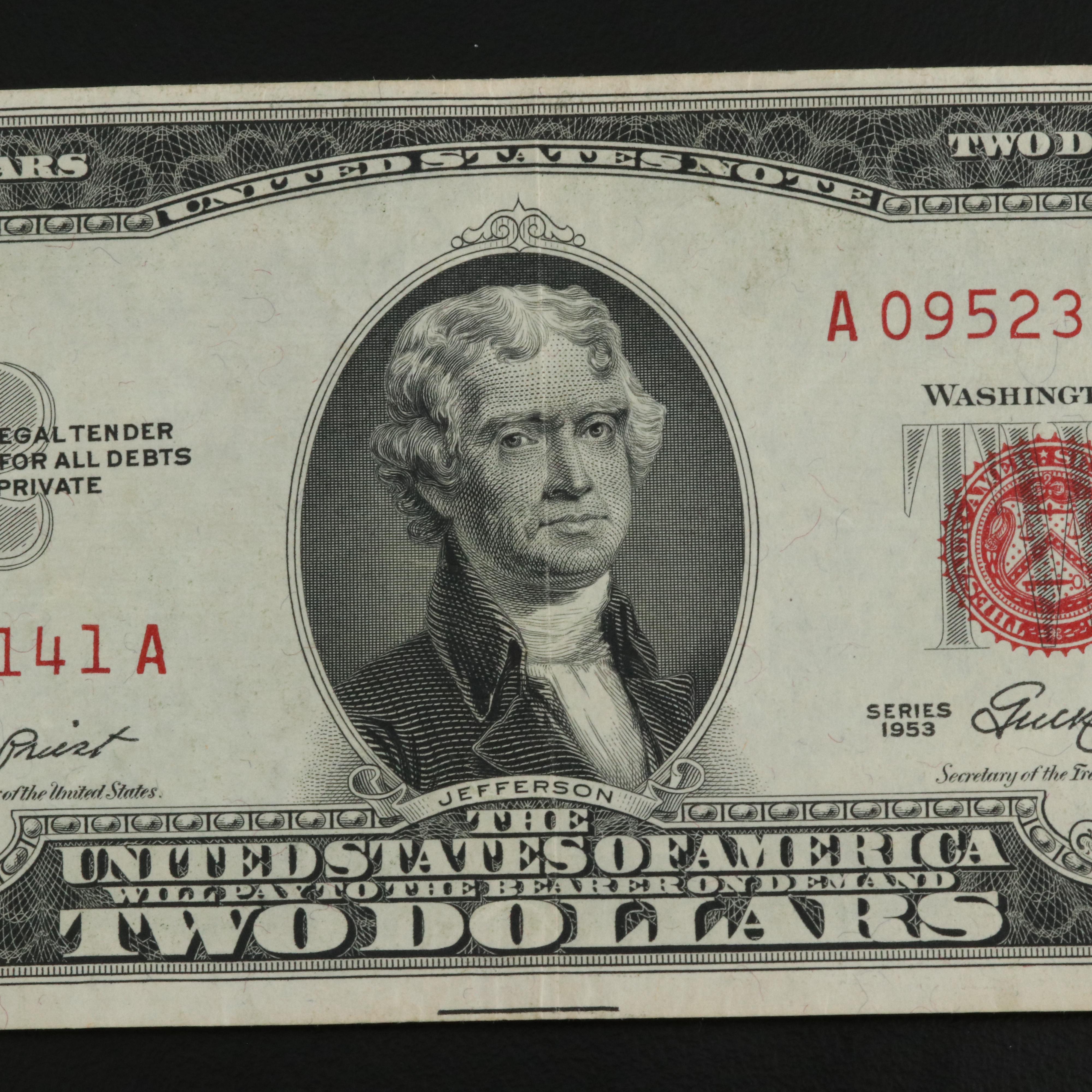 Thirty $2 United States Notes Ranging from 1953-1963