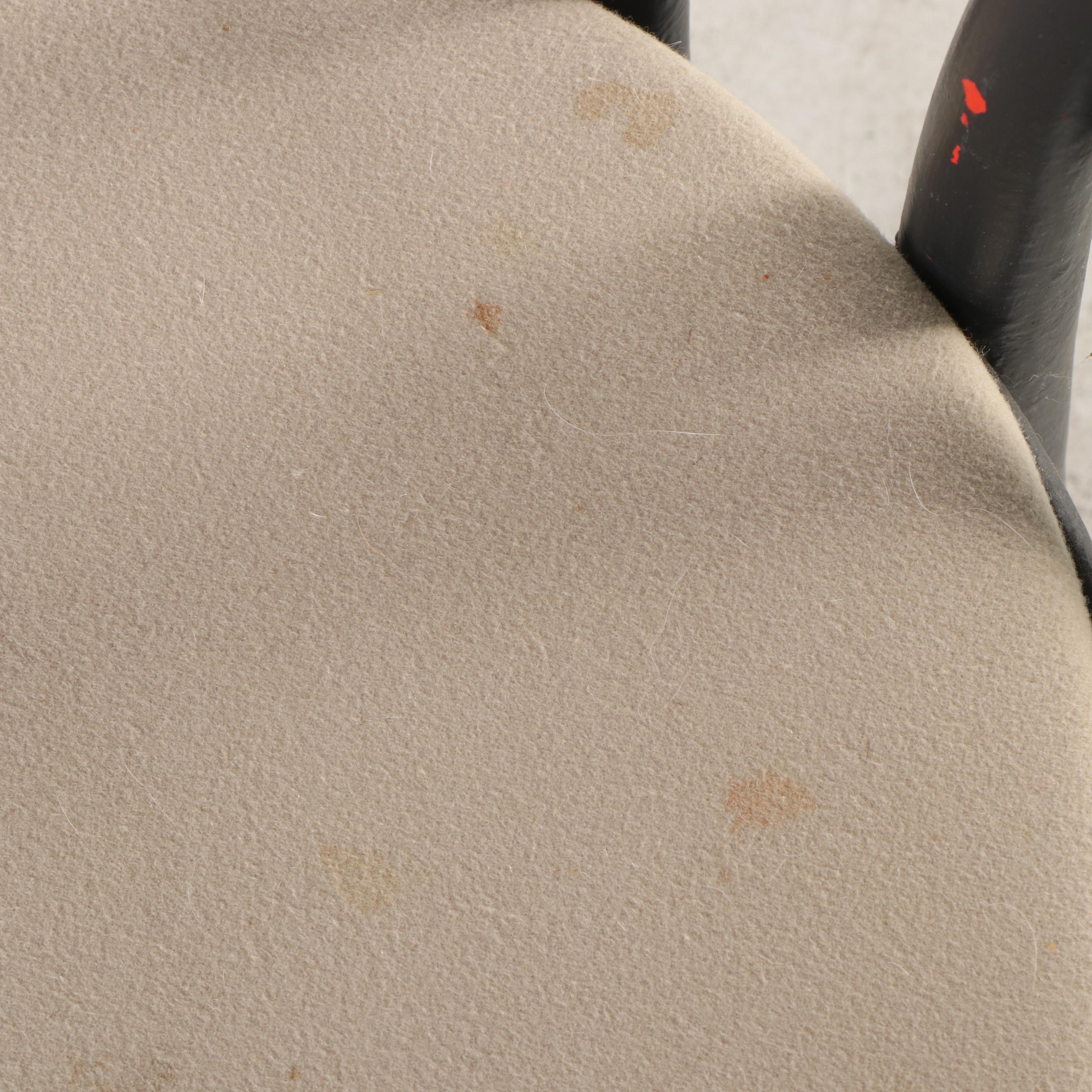 Four Thonet Style Painted Bentwood Bistro Chairs