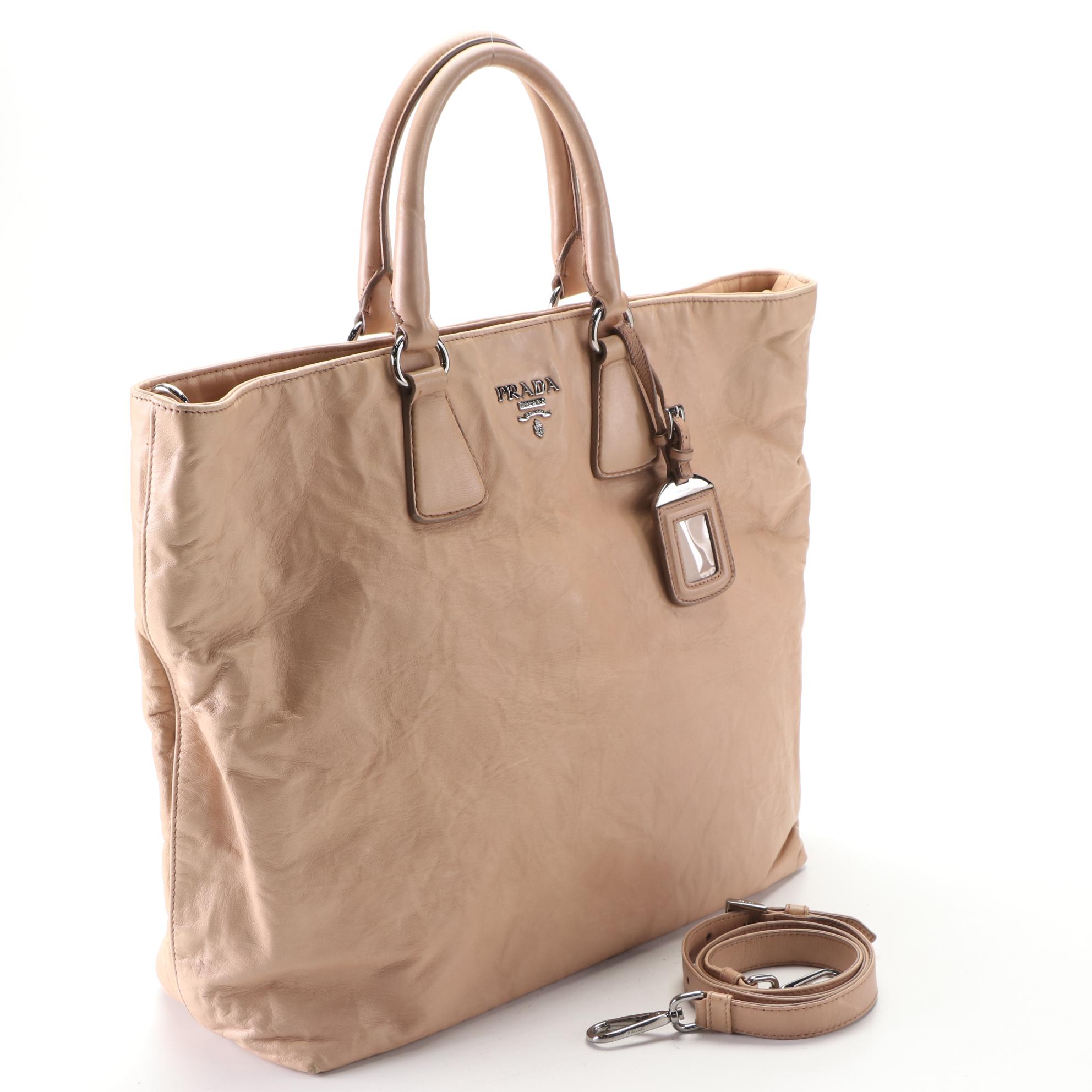 Prada Large Tote Bag in Nappa Leather