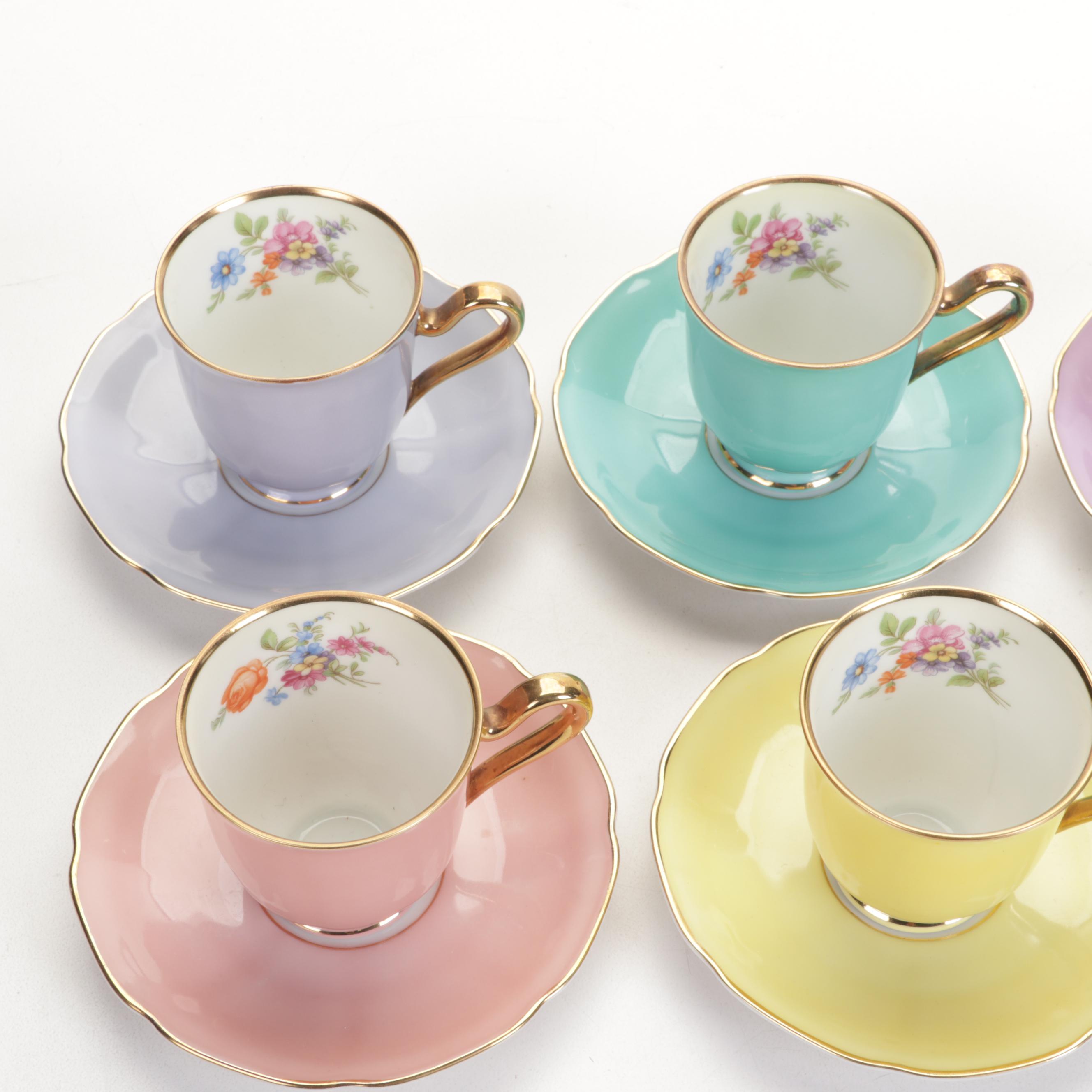 Tirschenreuth Porcelain Demitasse Cups