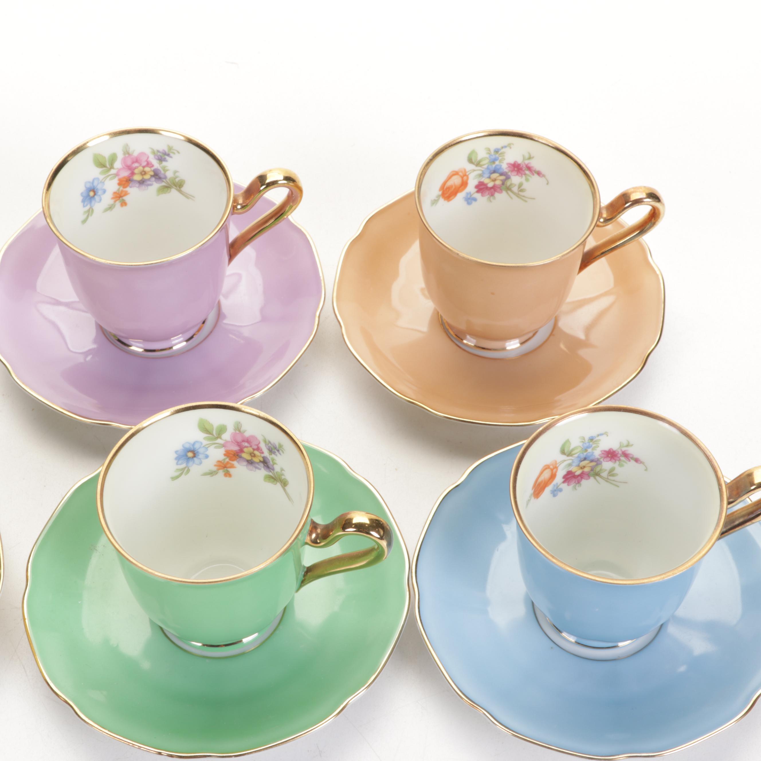 Tirschenreuth Porcelain Demitasse Cups