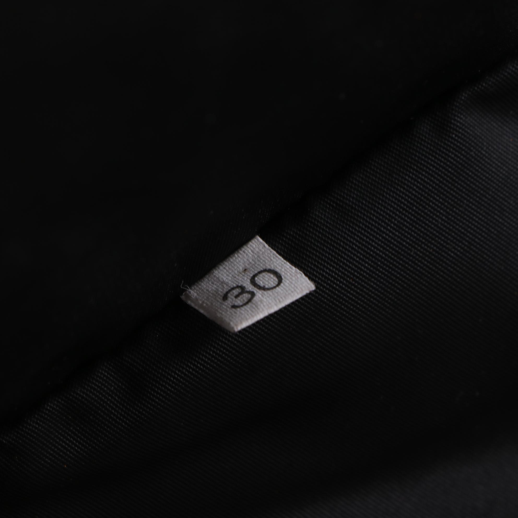 Prada Vela Sport Bag in Black Nylon with Leather Trim