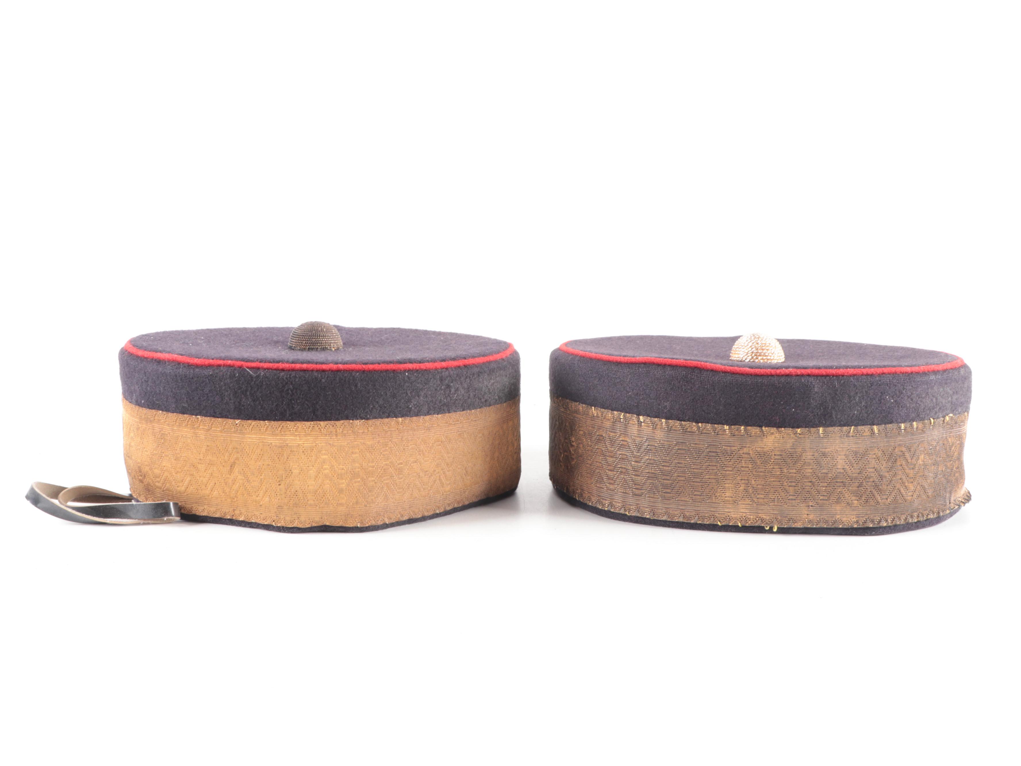 William Scully Canadian Military Academy and Rex Fez with Bugle