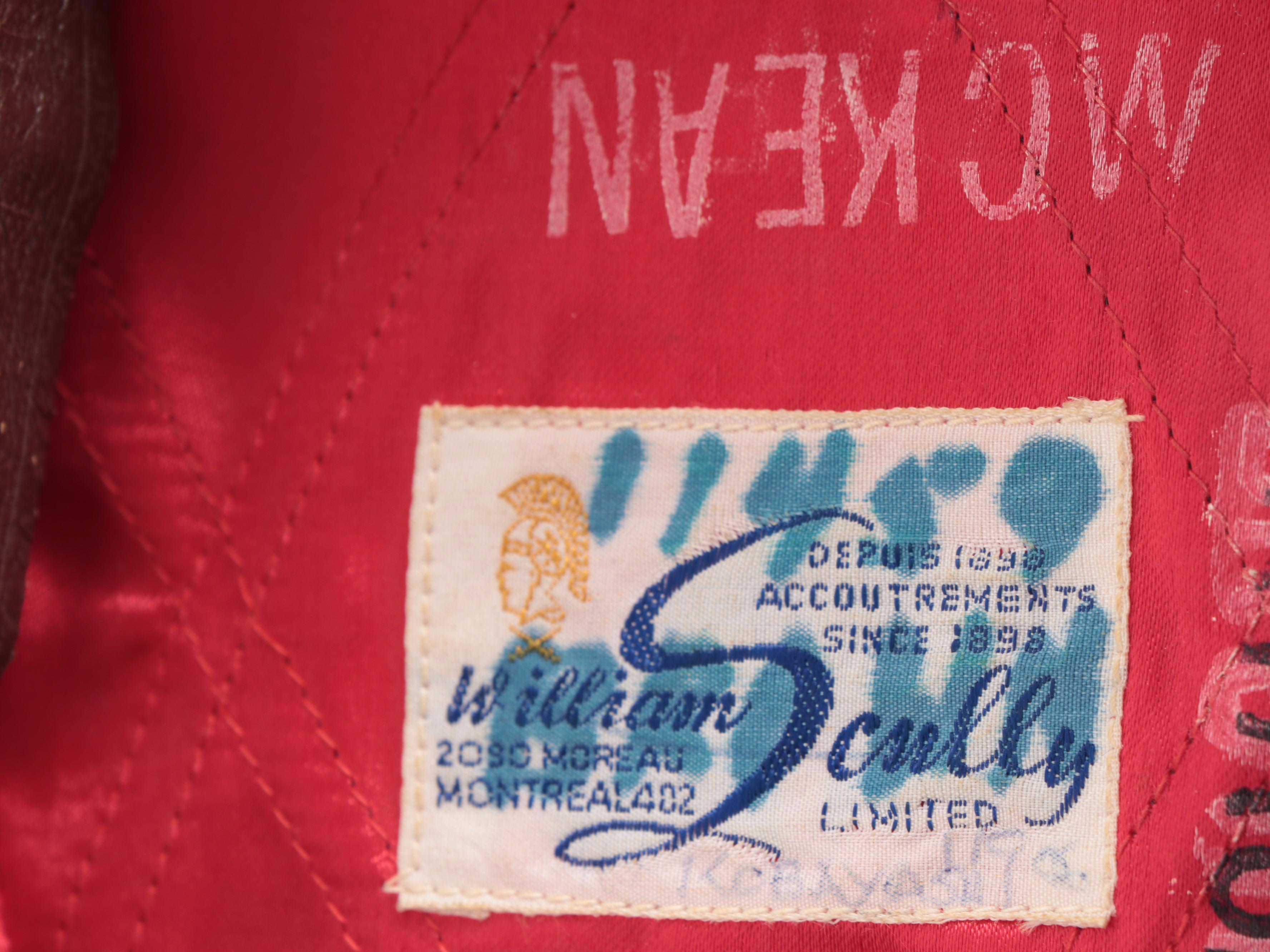 William Scully Canadian Military Academy and Rex Fez with Bugle