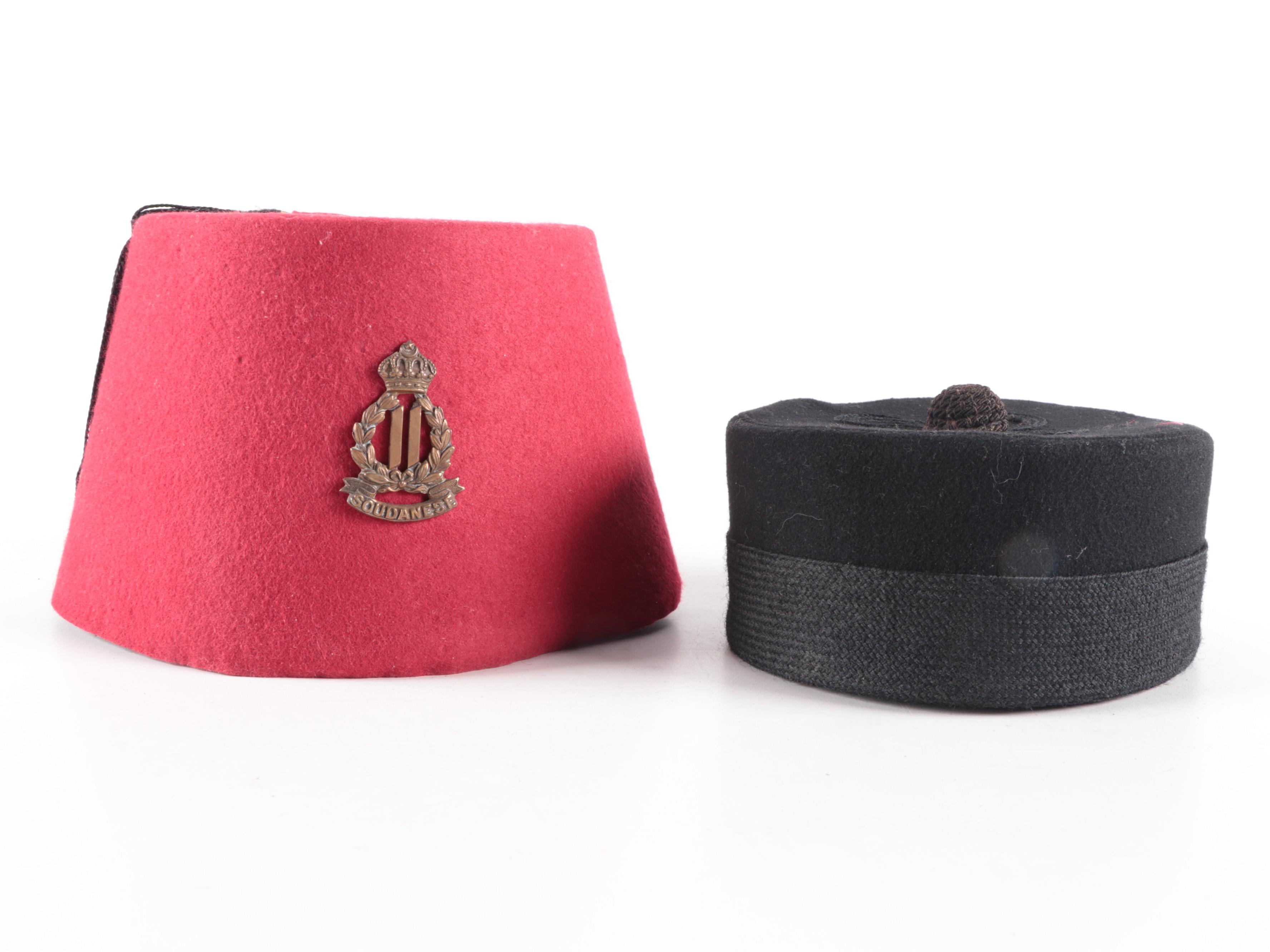 William Scully Canadian Military Academy and Rex Fez with Bugle