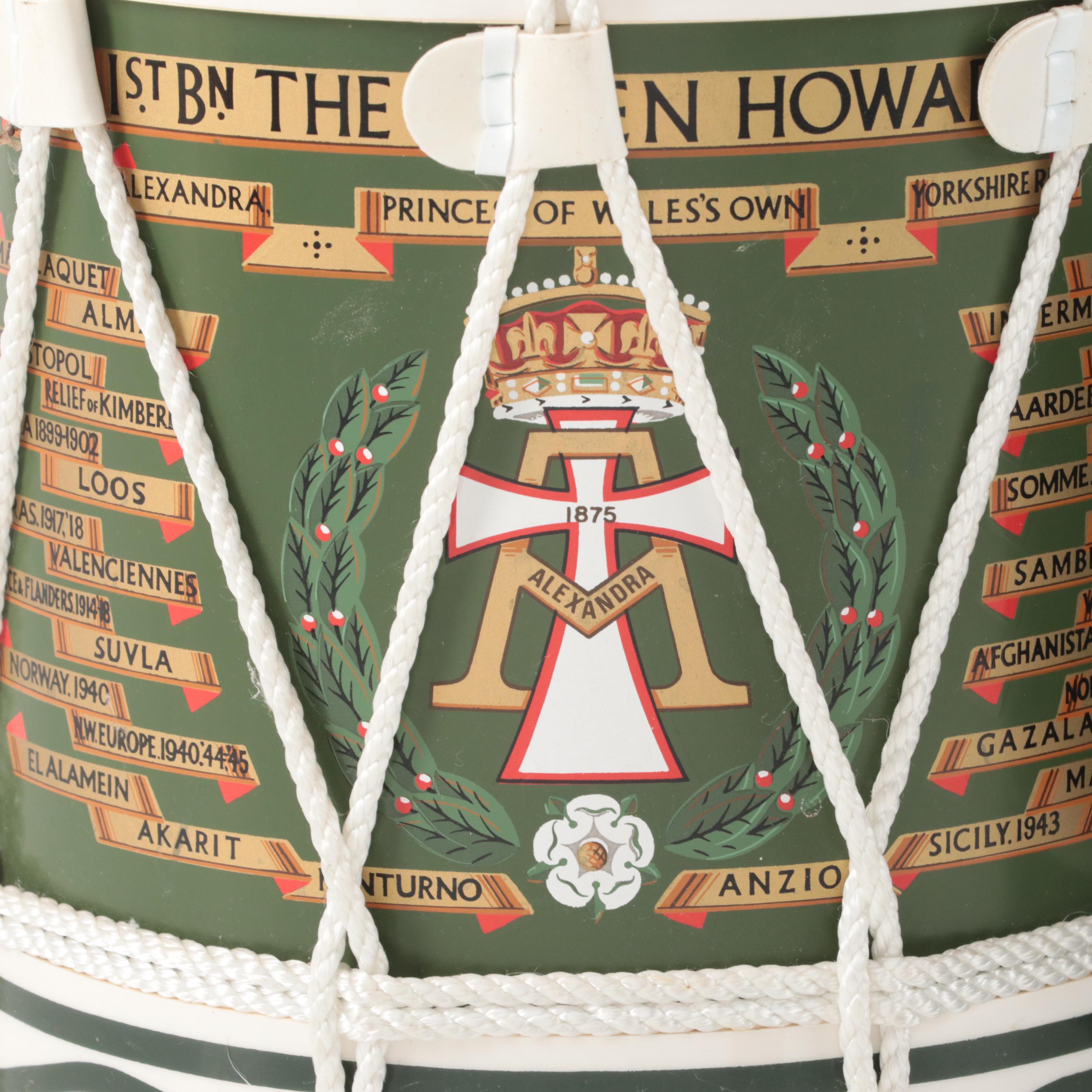 Set of Regimental Replicas British Army Drums Ice Buckets