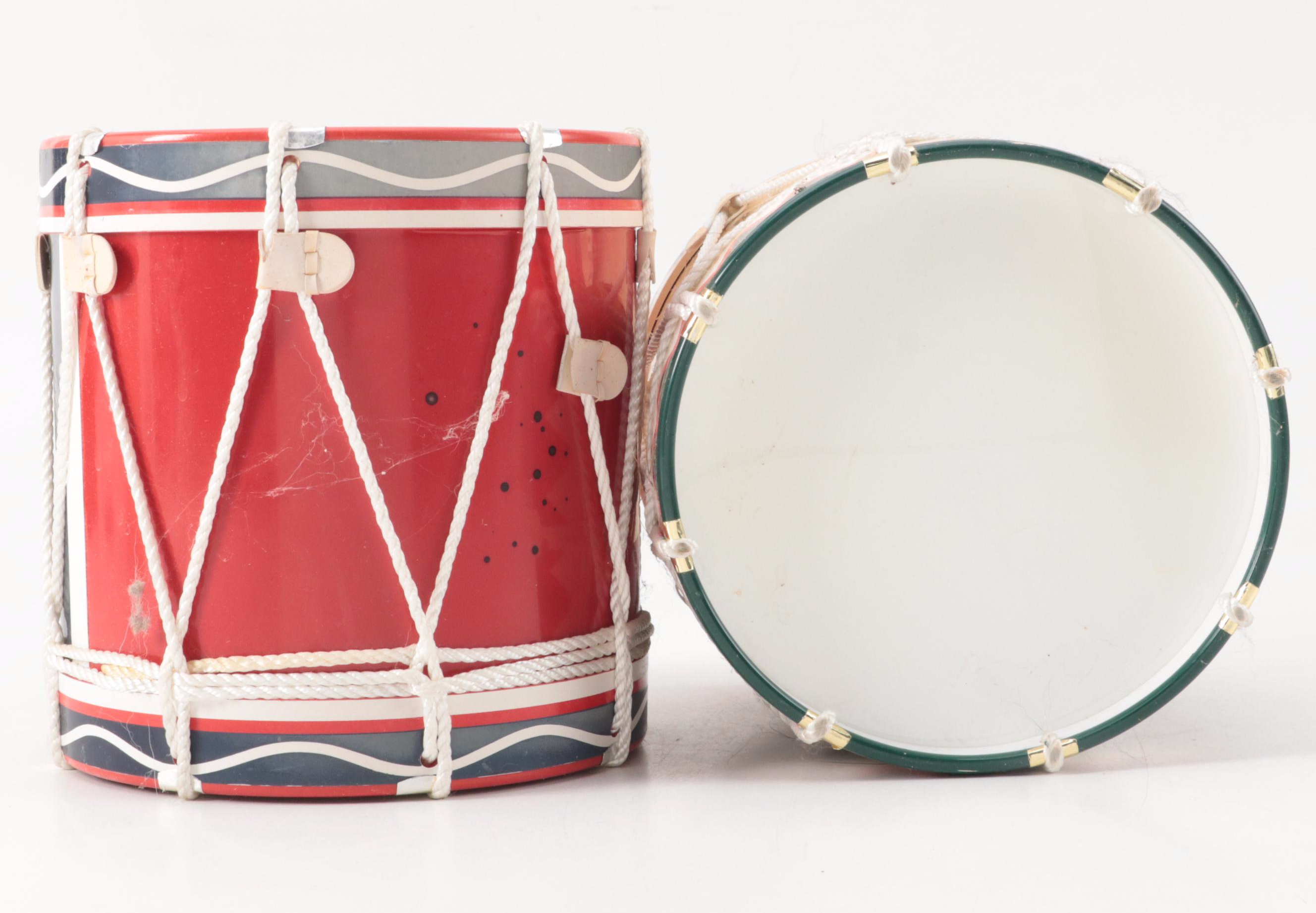 Set of Regimental Replicas British Army Drums Ice Buckets