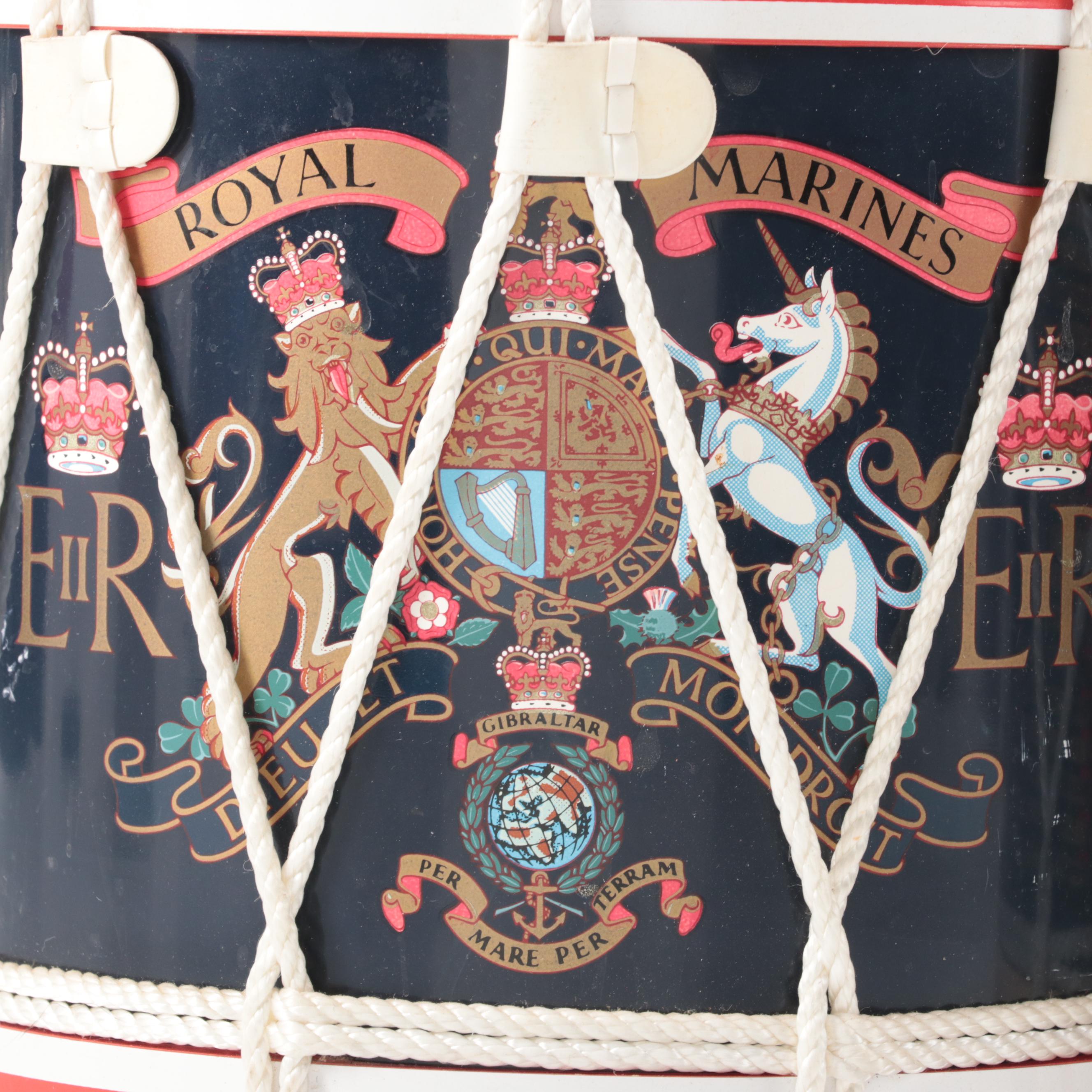 Set of Regimental Replicas British Army Drums Ice Buckets