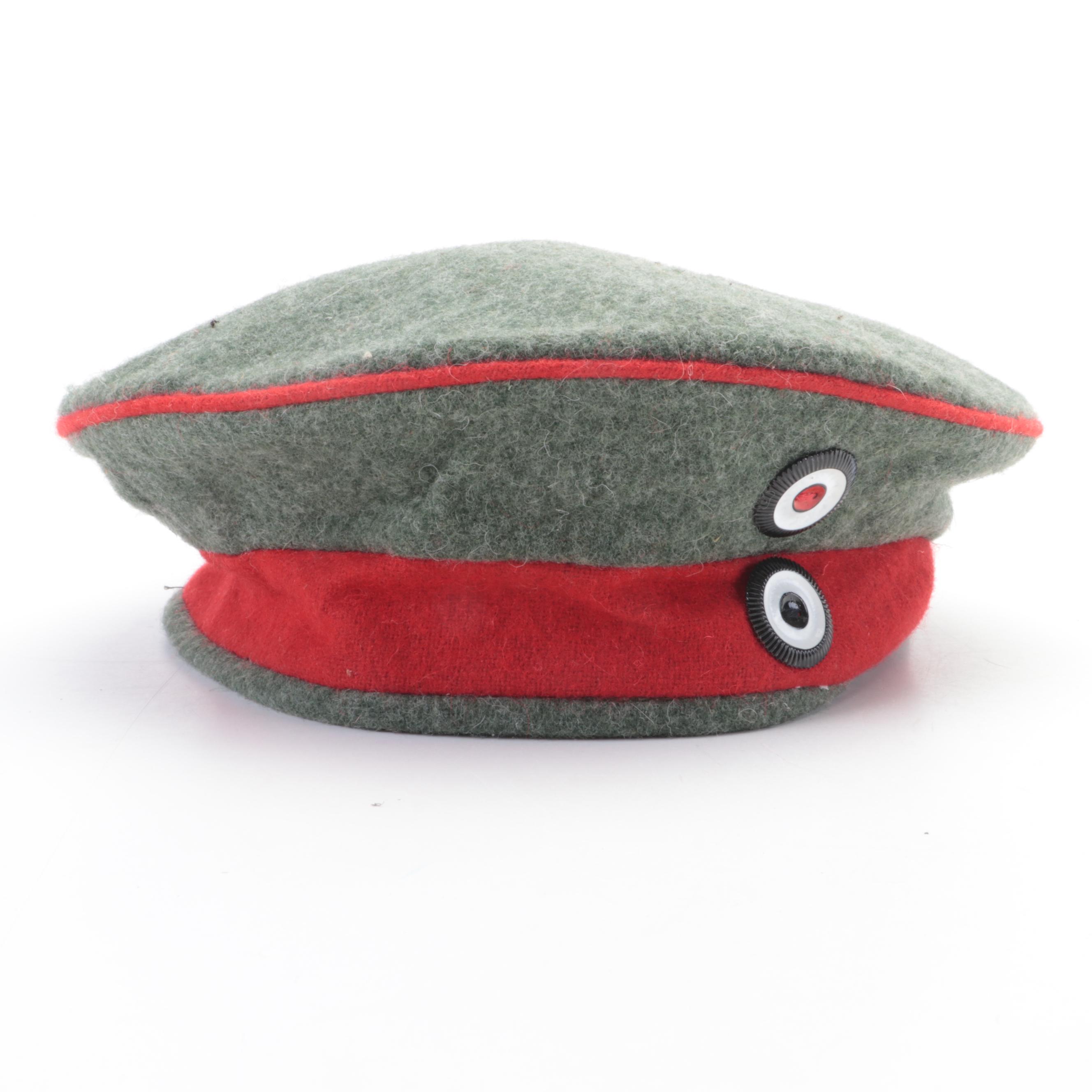 Reproduction WWI Prussian Field Cap and 'Pickelhaube' Helmet