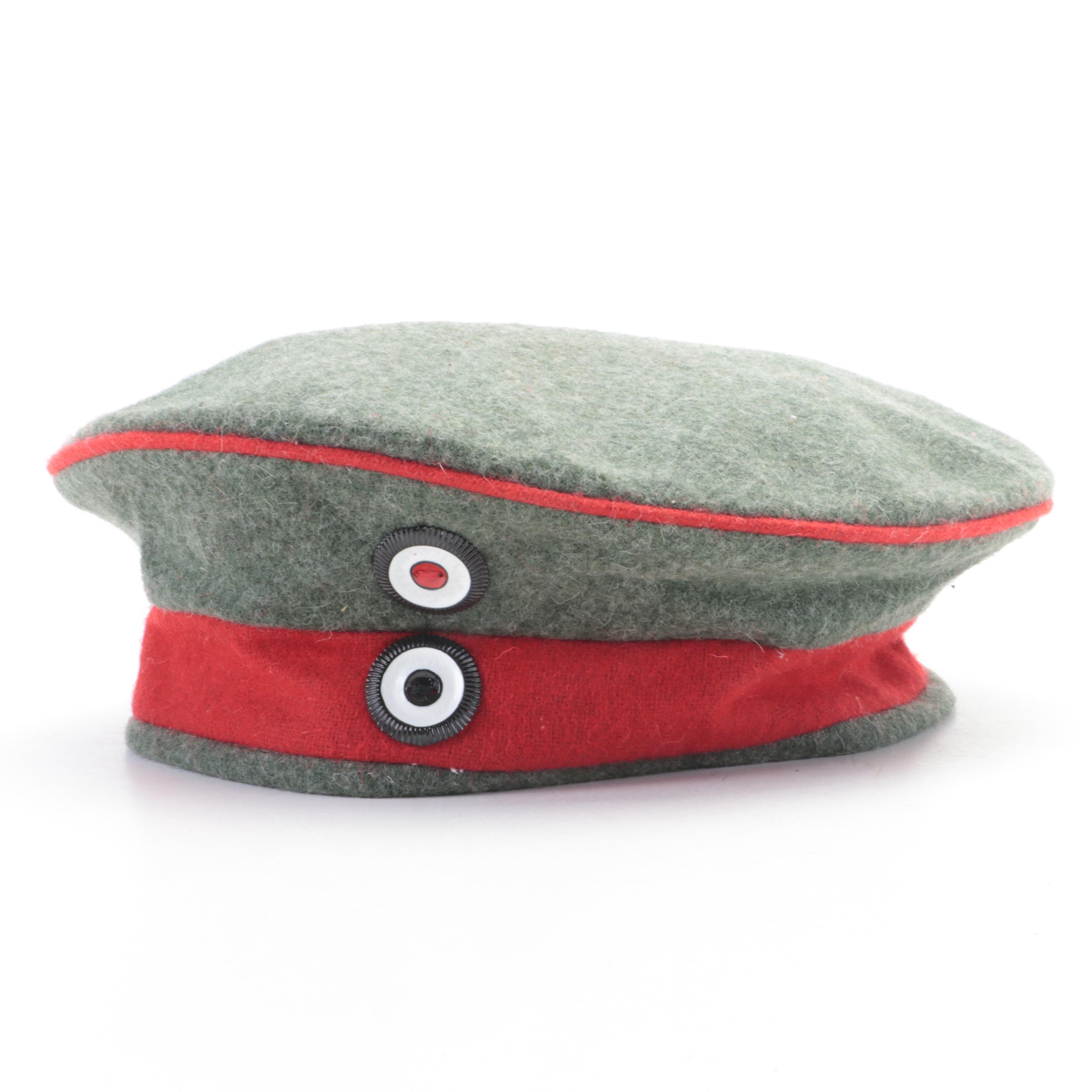 Reproduction WWI Prussian Field Cap and 'Pickelhaube' Helmet