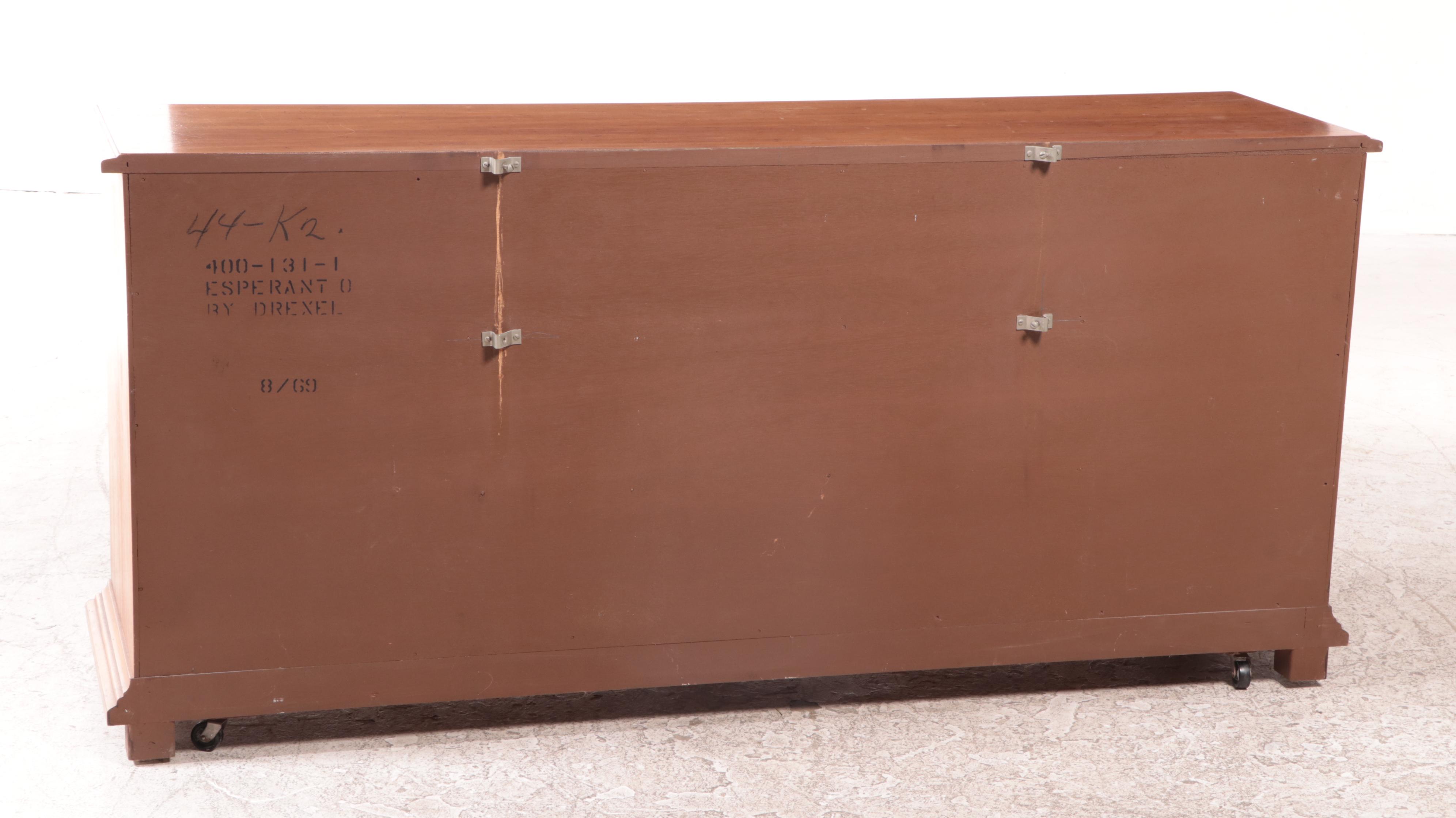 Drexel "Esperanto Collection" Oak Nine-Drawer Dresser, 1960s