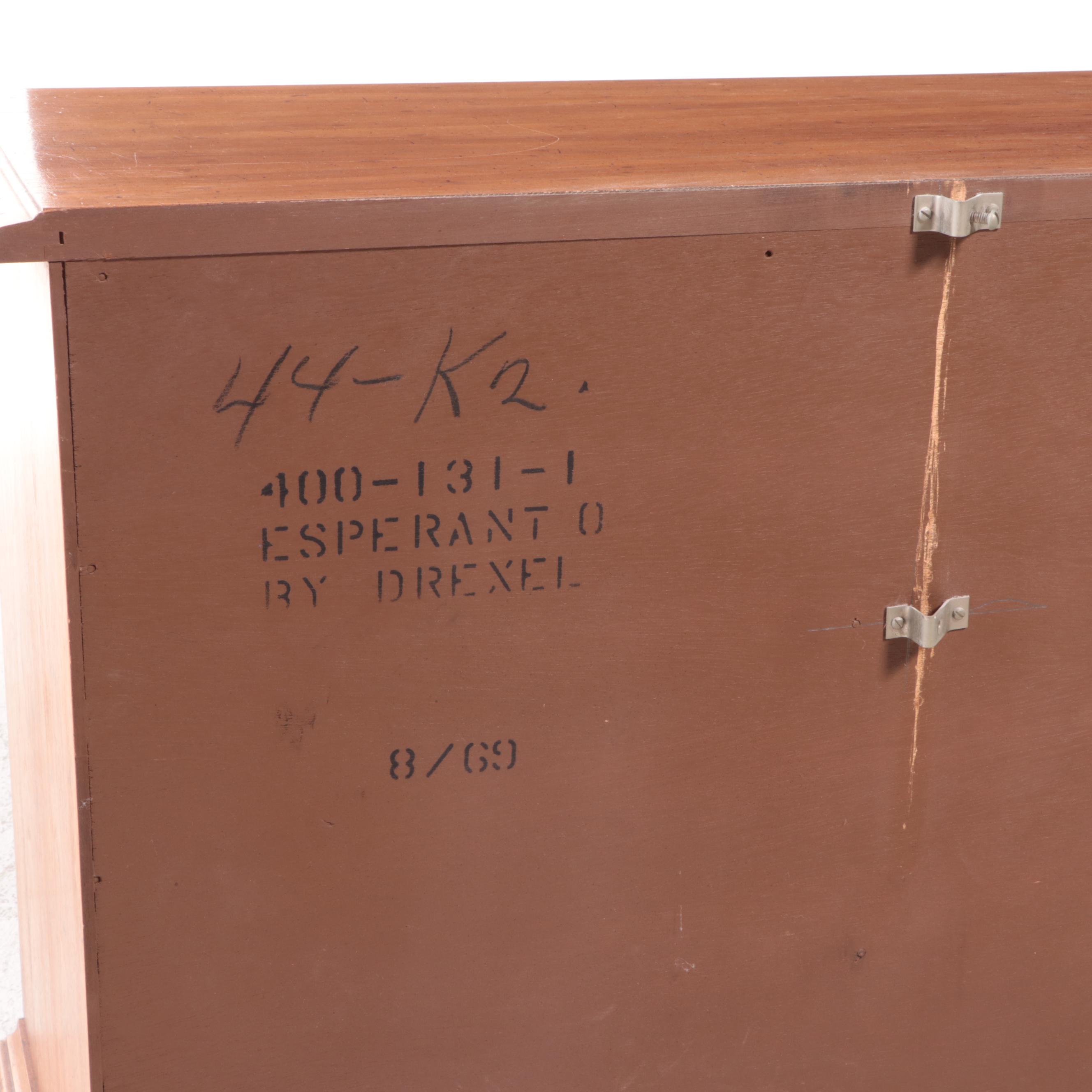 Drexel "Esperanto Collection" Oak Nine-Drawer Dresser, 1960s