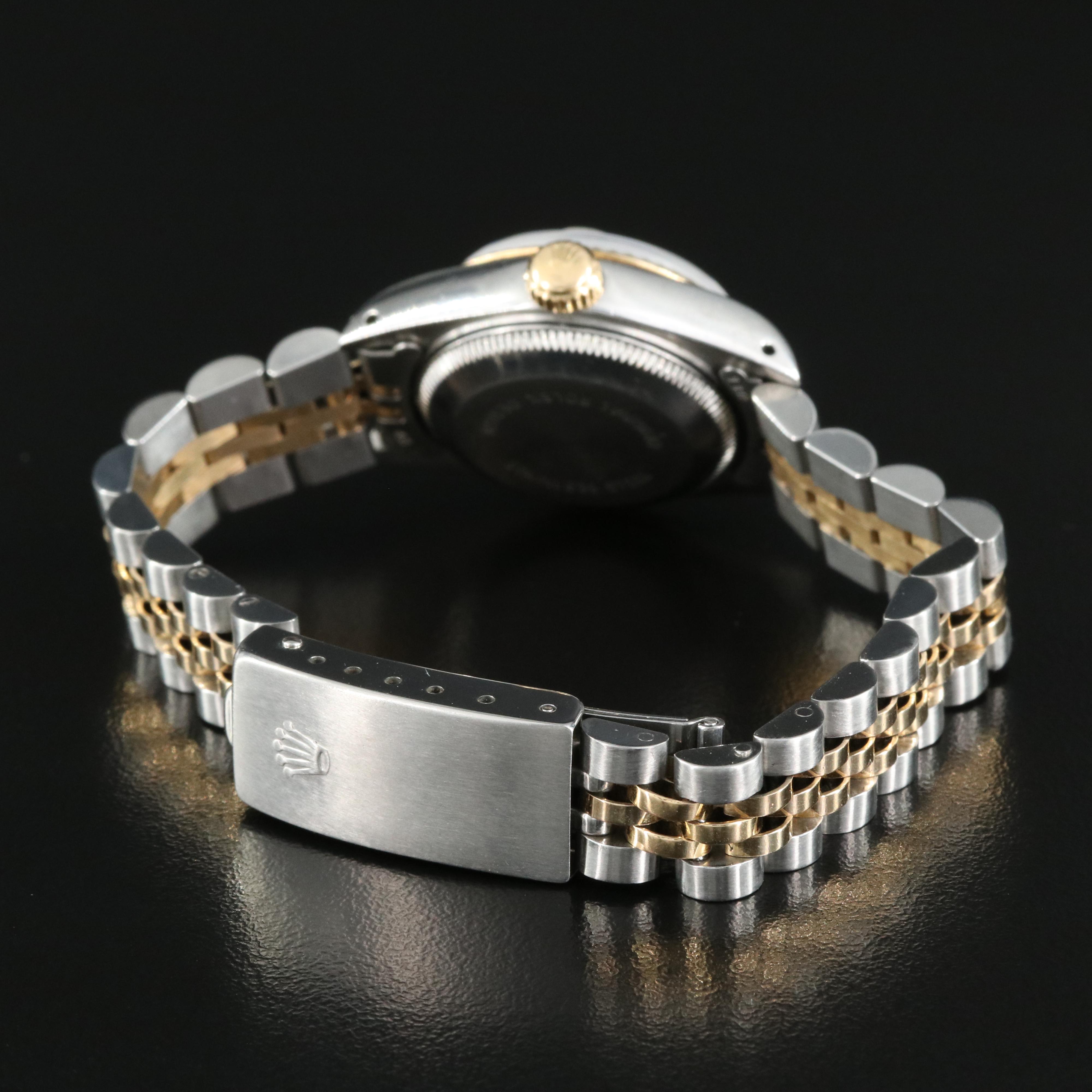 1990 Rolex Oyster Perpetual Mother-of-Pearl Diamond Datejust Watch