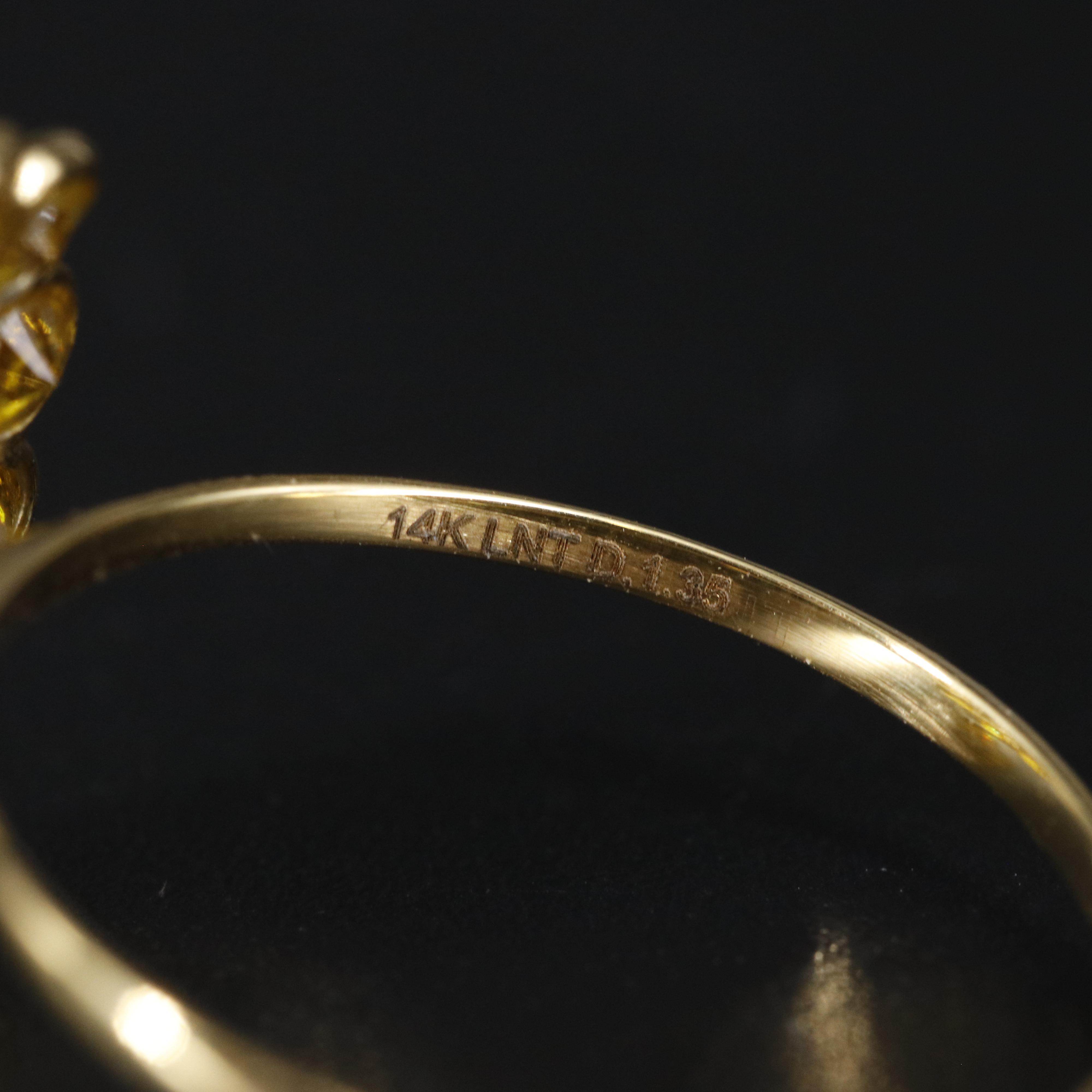 14K Lab Grown Diamond Ring