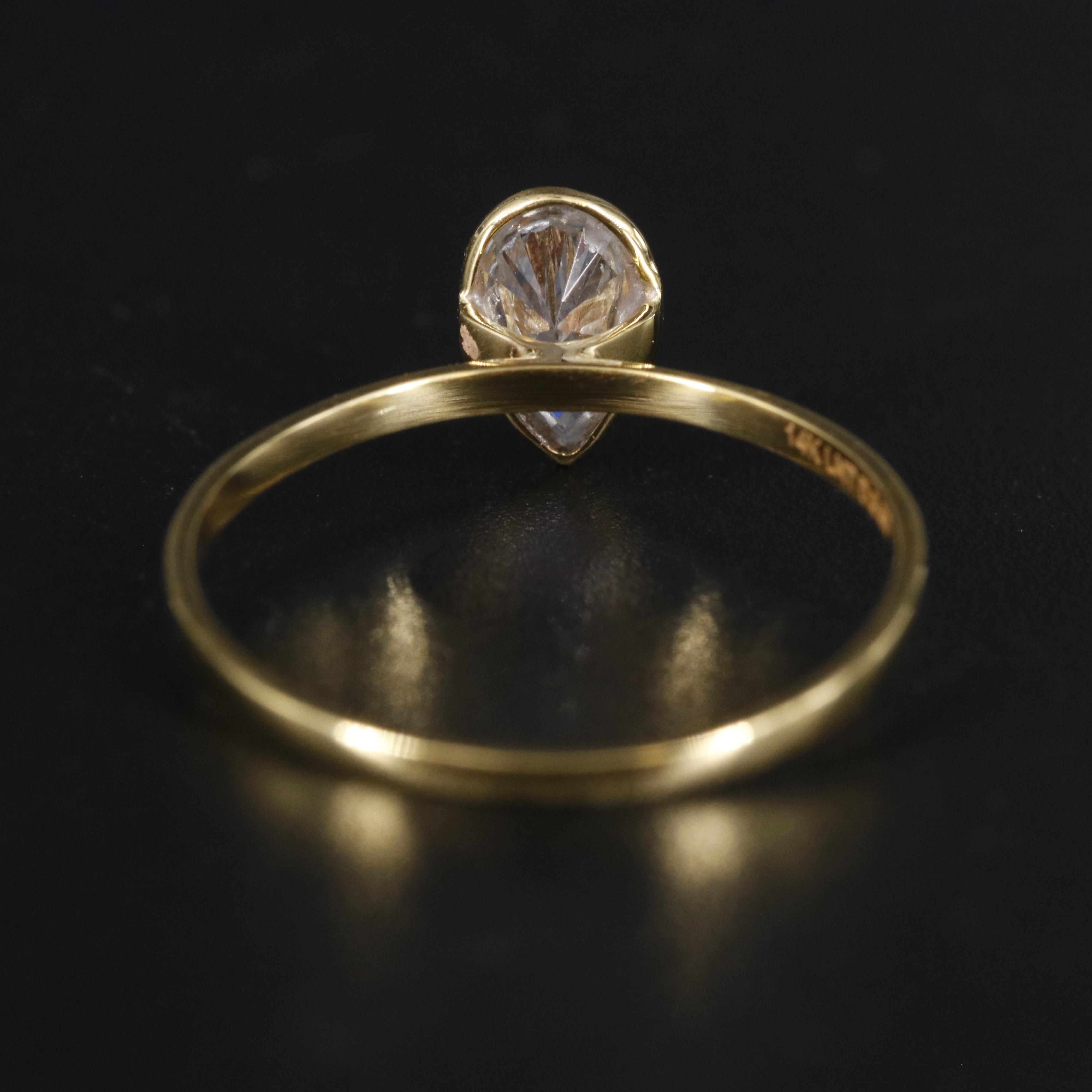 14K Lab Grown Diamond Ring