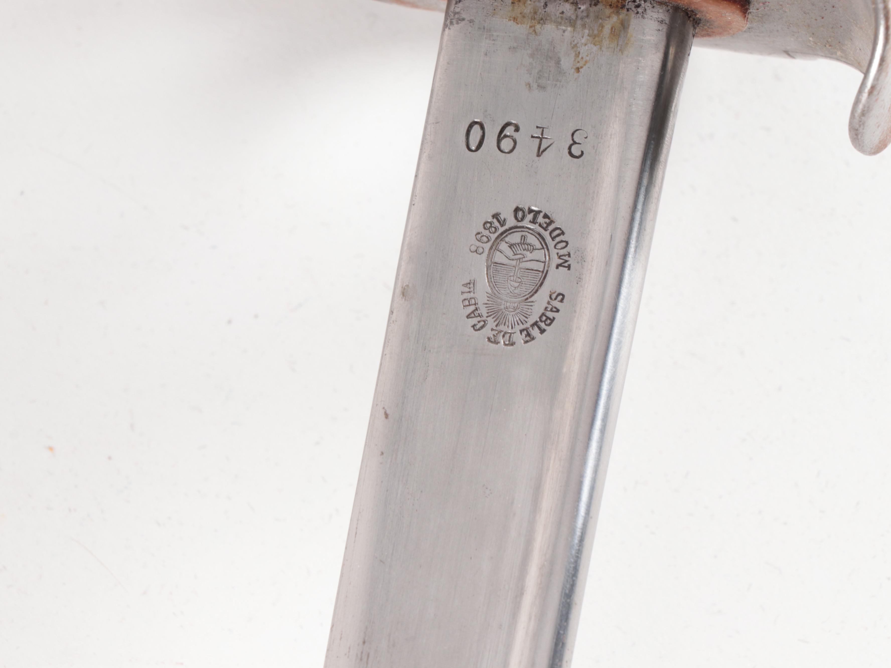 Argentine M1898 Cavalry Saber With Scabbard