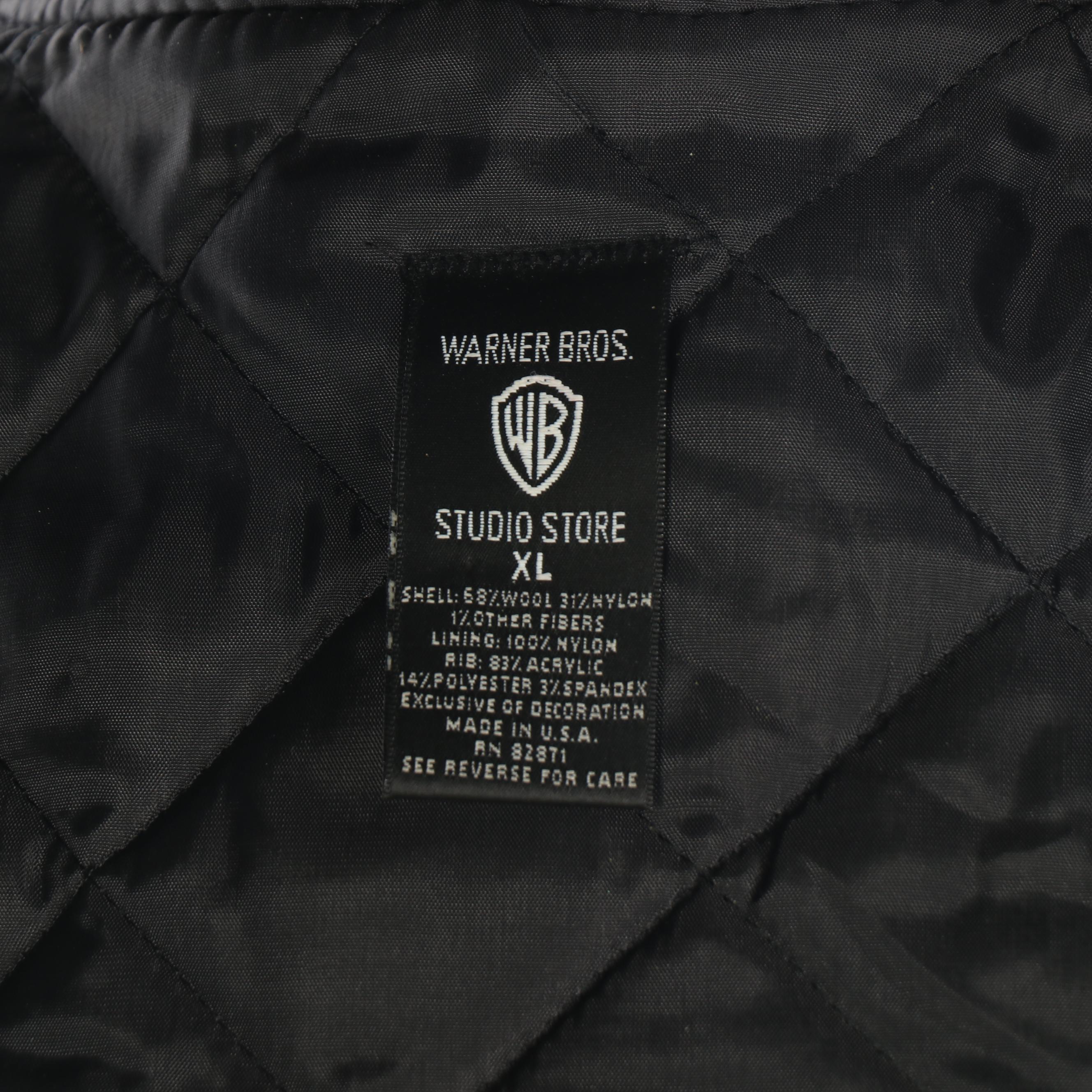 Disney Store Mickey Outdoors Barn Coat and Warner Bros. Studio Varsity Jacket