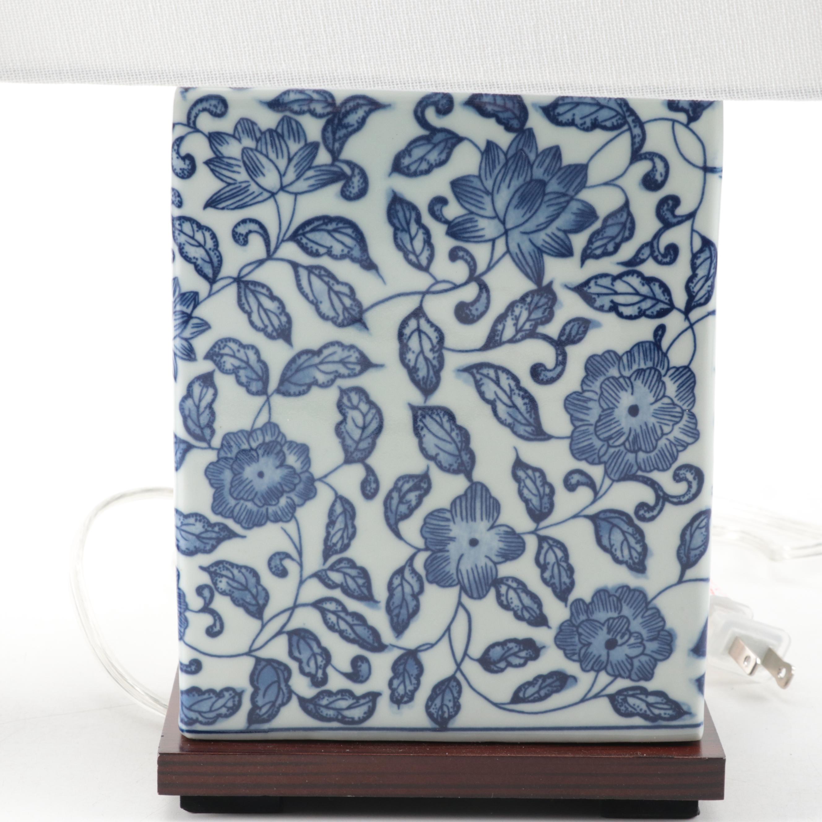 Lauren by Ralph Lauren Home Blue and White Porcelain Table Lamps