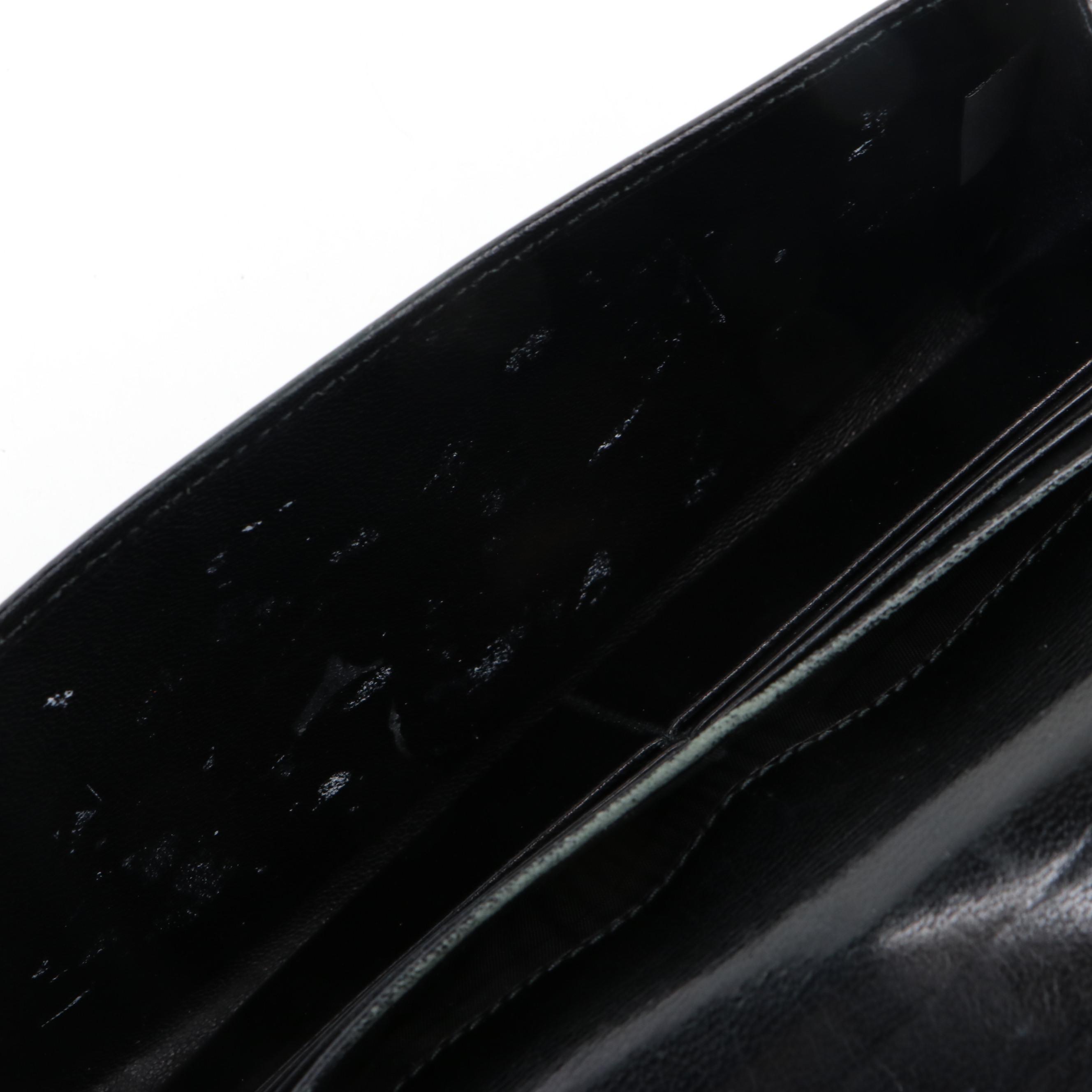 Prada Leather Kiss Lock Wallet with Box