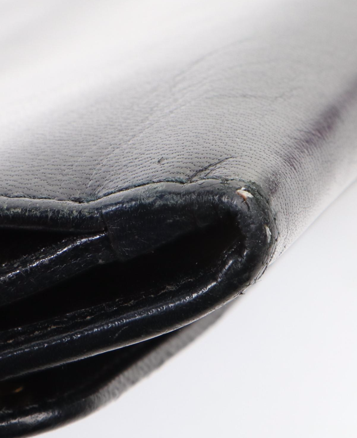 Prada Leather Kiss Lock Wallet with Box