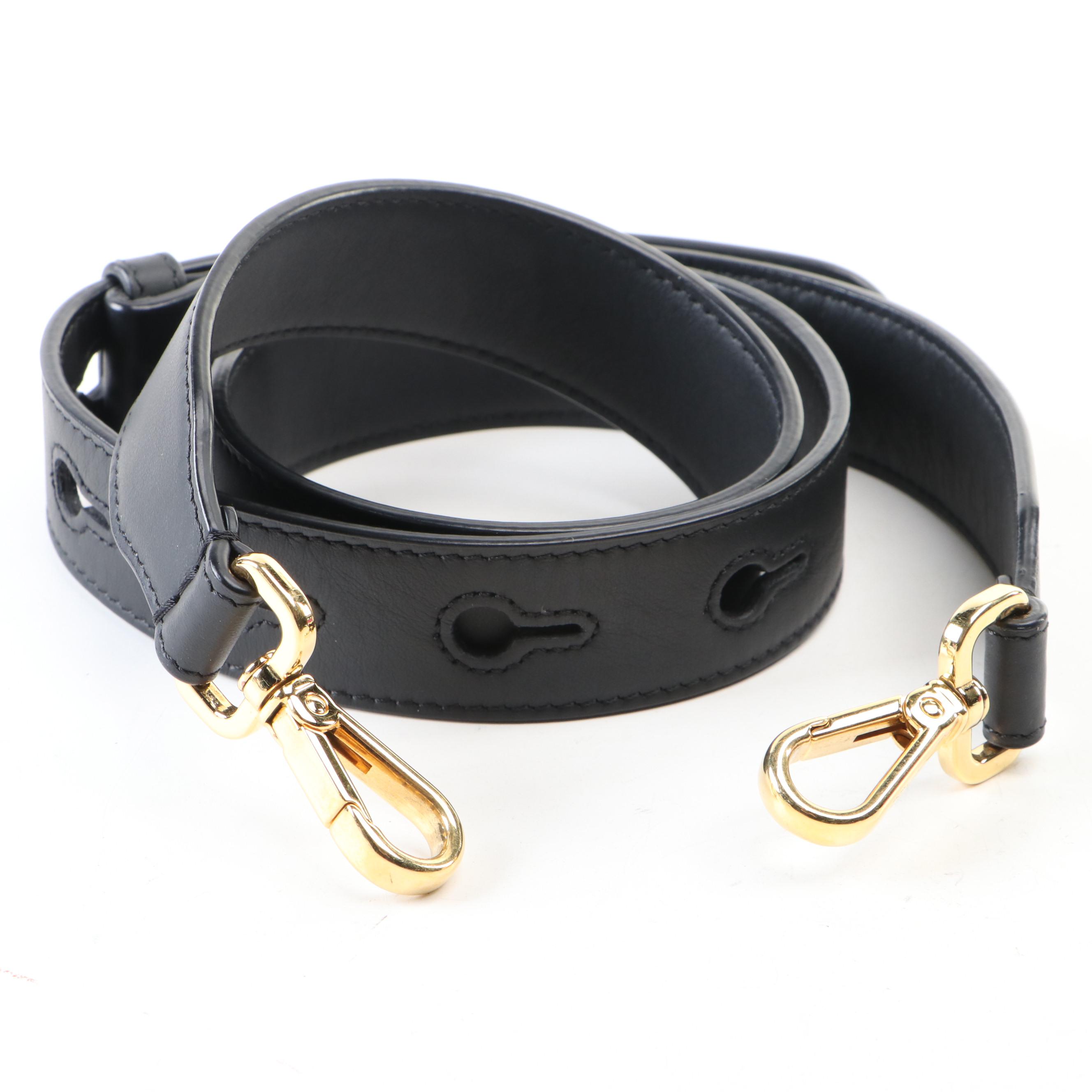 Fendi Replacement Strap in Black Leather