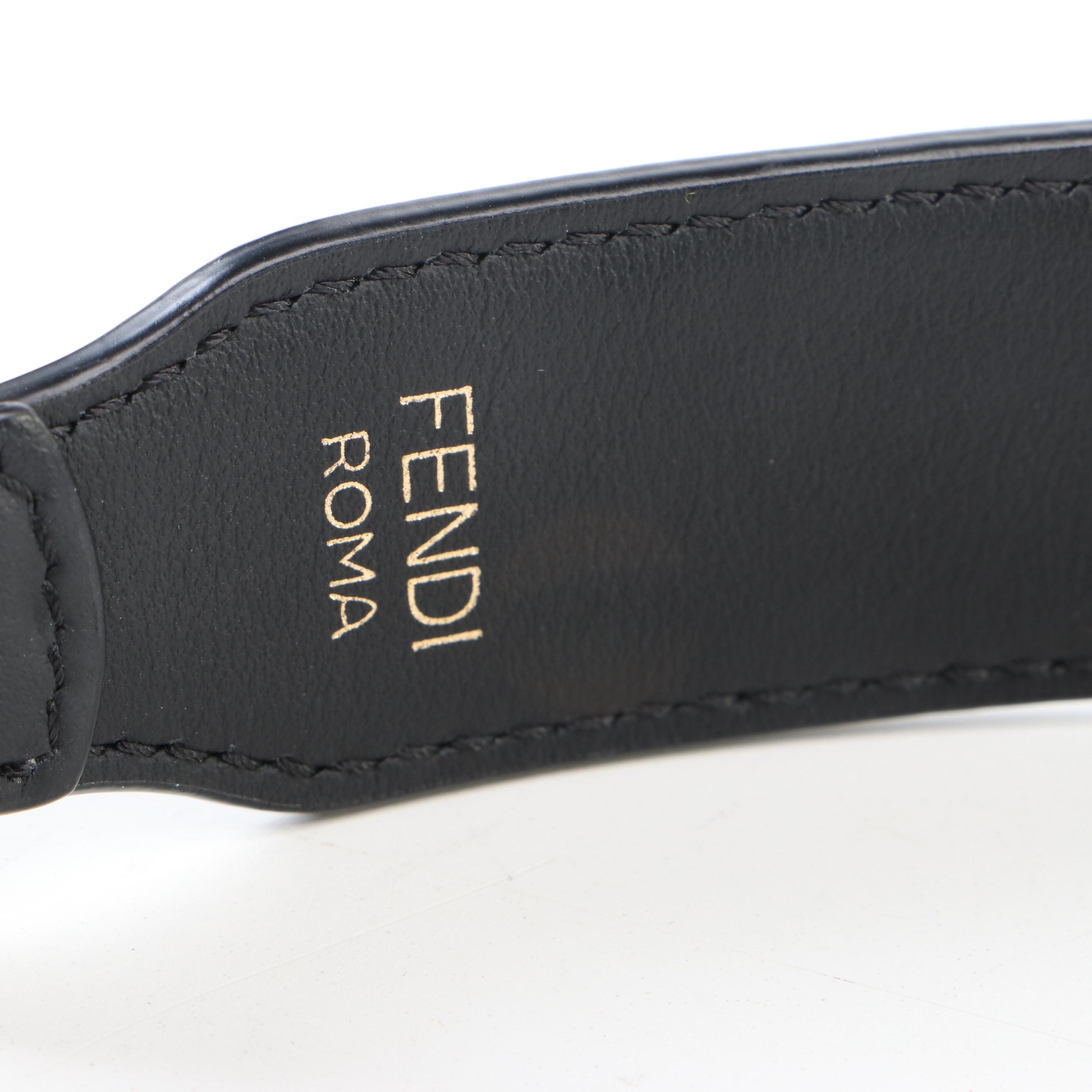 Fendi Replacement Strap in Black Leather