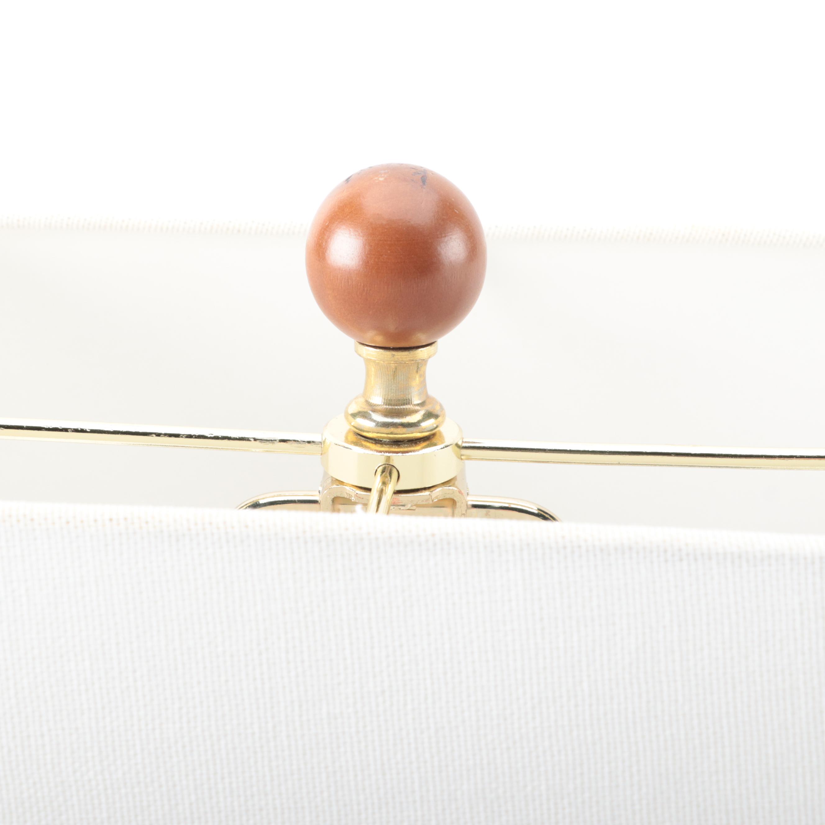 Pair of Ralph Lauren Blue and White Floral Ceramic Table Lamps