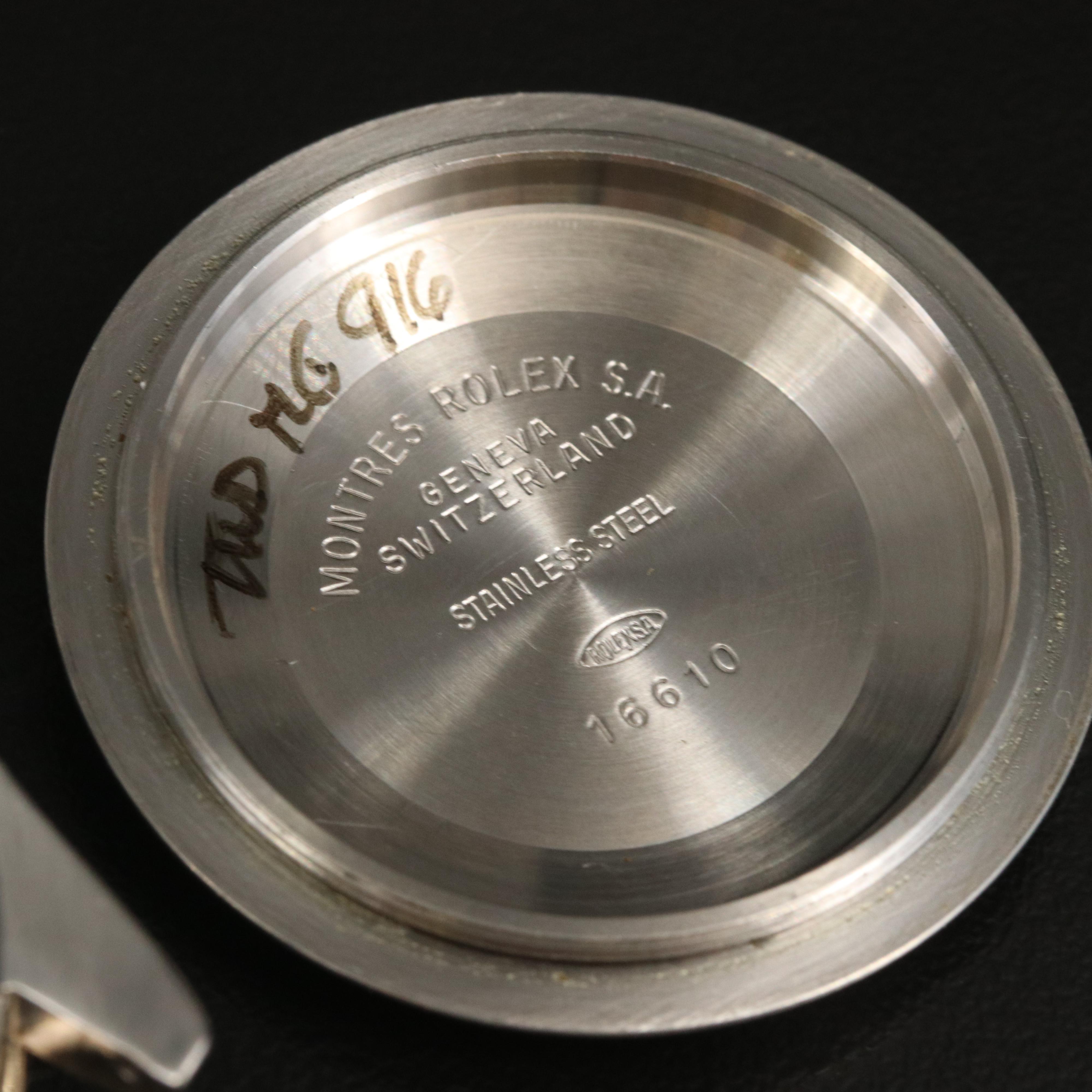 1993 Rolex 18K Oyster Perpetual Submariner Watch