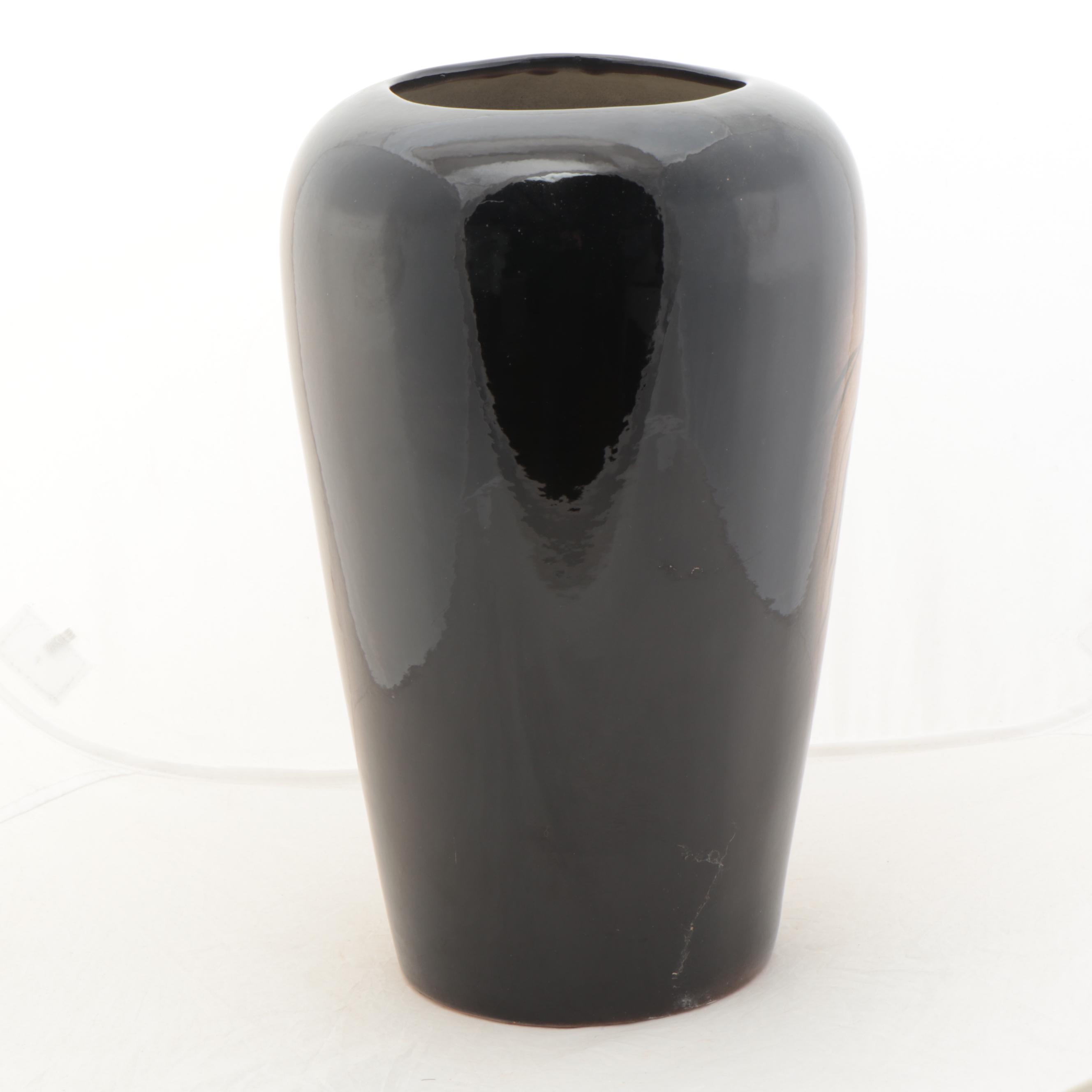 Rick Wisecarver Hand-Painted Wihoa Earthenware Vase, 2001