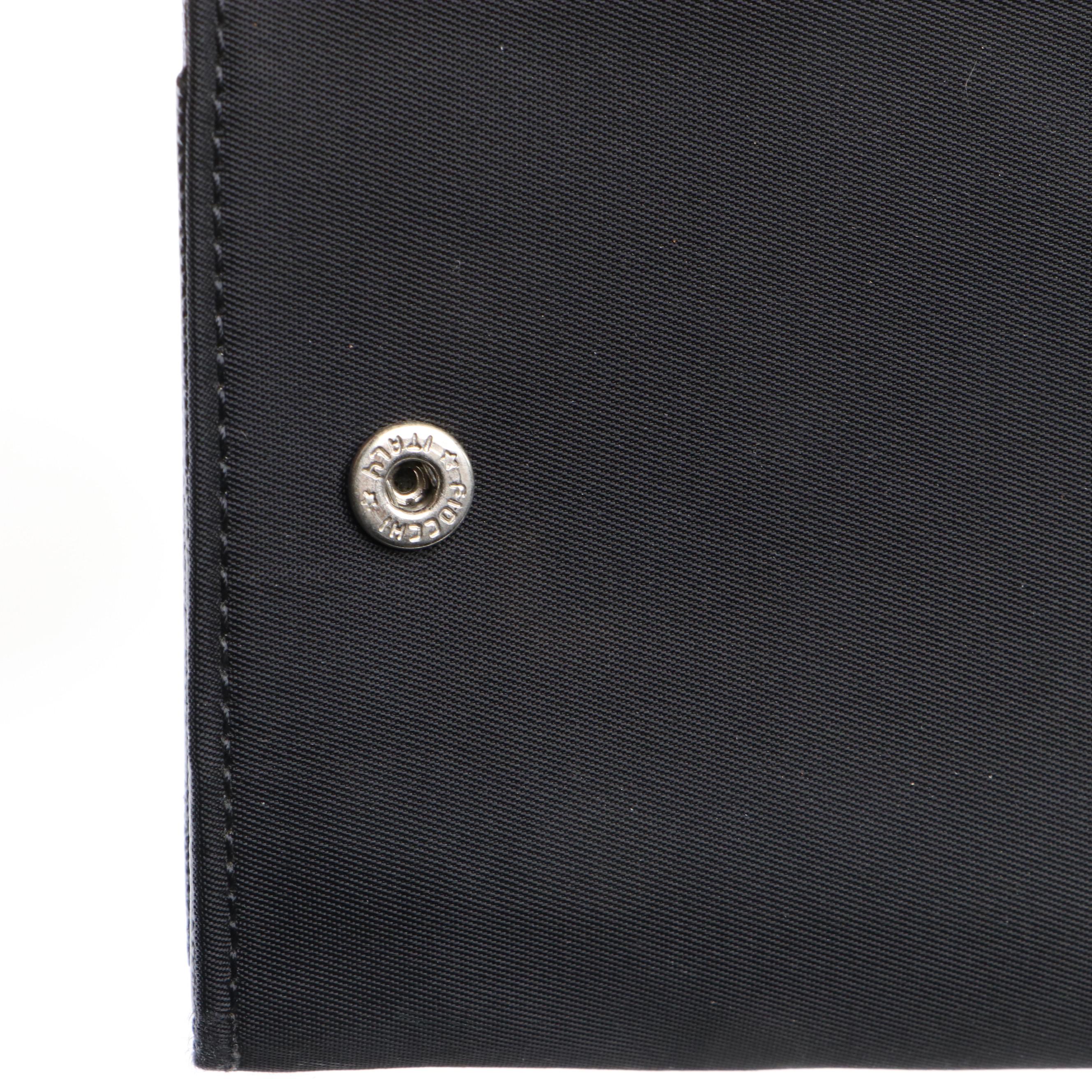 Prada Black Nylon Tessuto Wallet