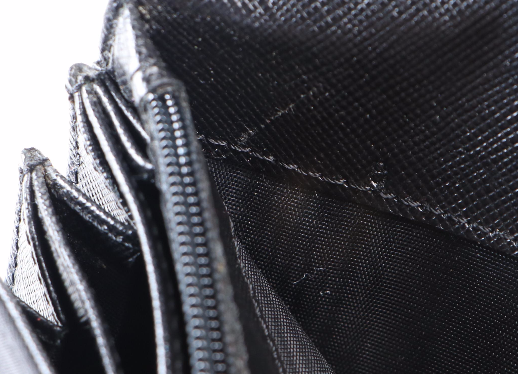 Prada Black Nylon Tessuto Wallet