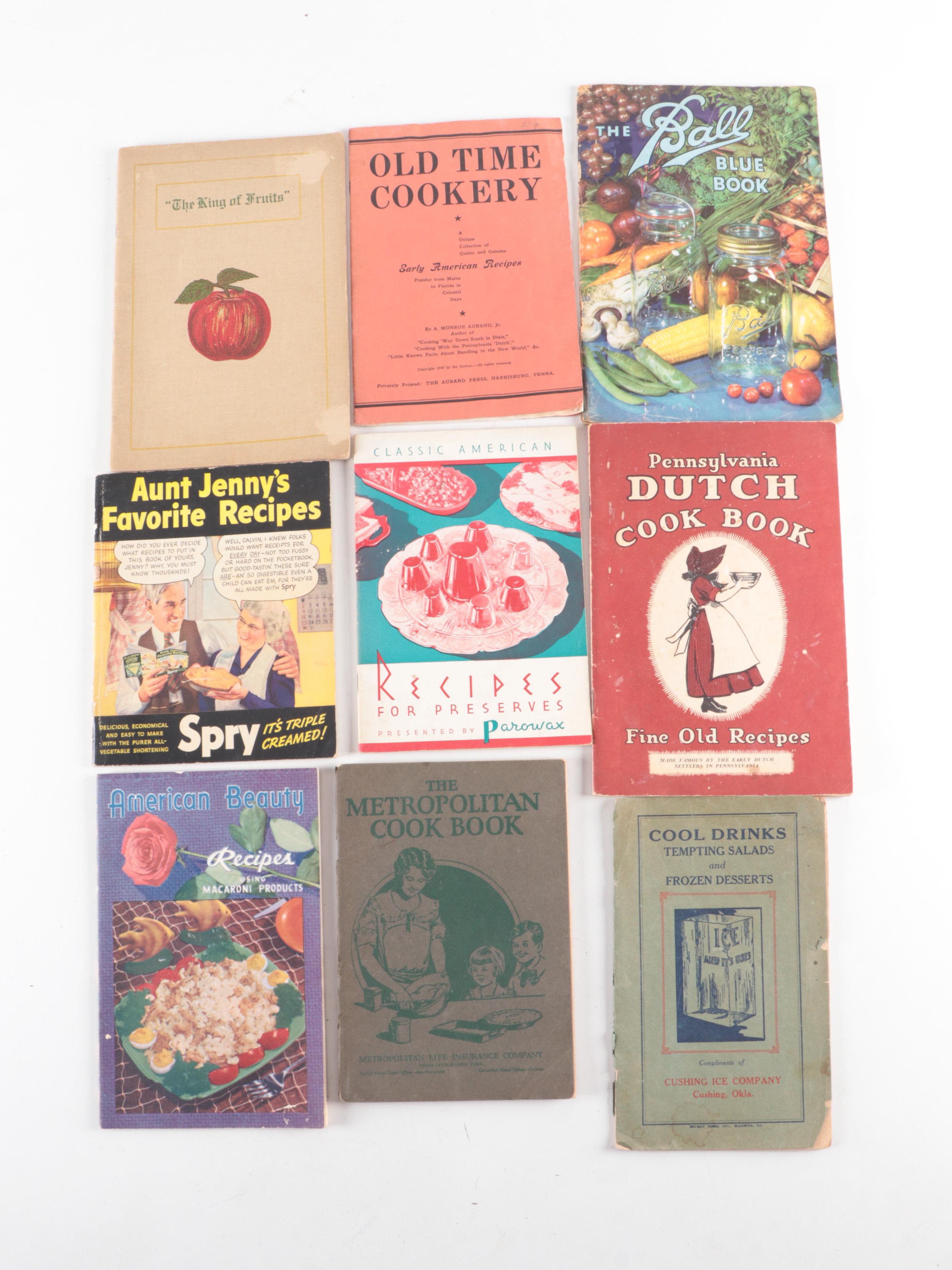 Jello and Other American Advertising Cookbooks, Early 20th Century