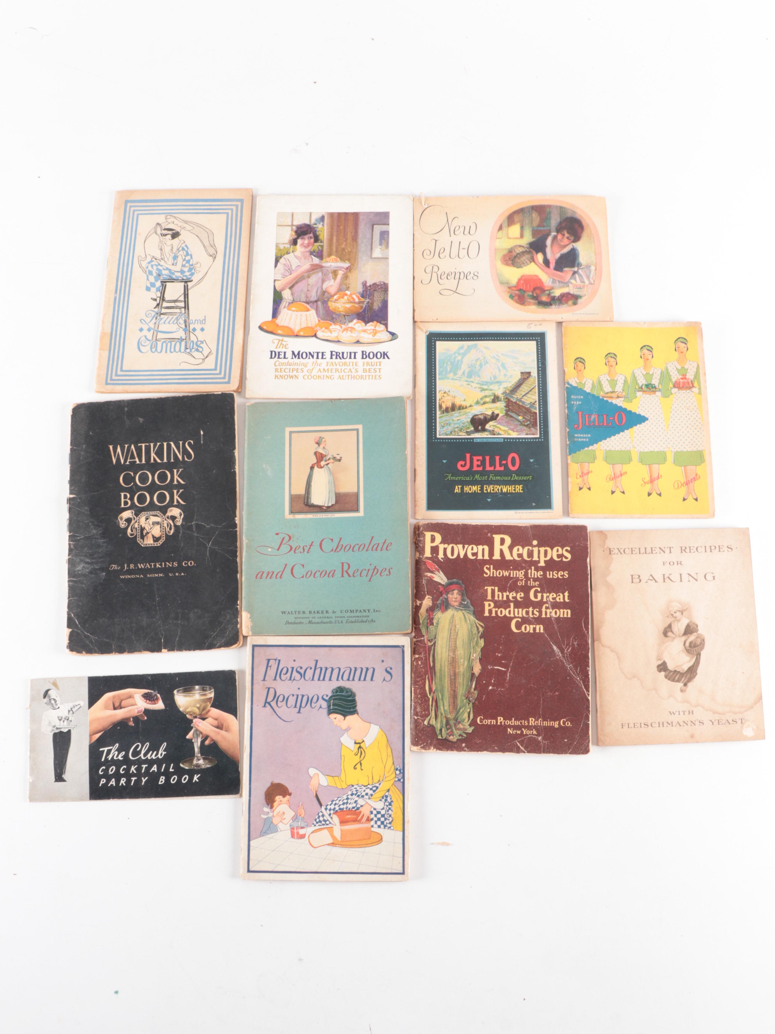Jello and Other American Advertising Cookbooks, Early 20th Century