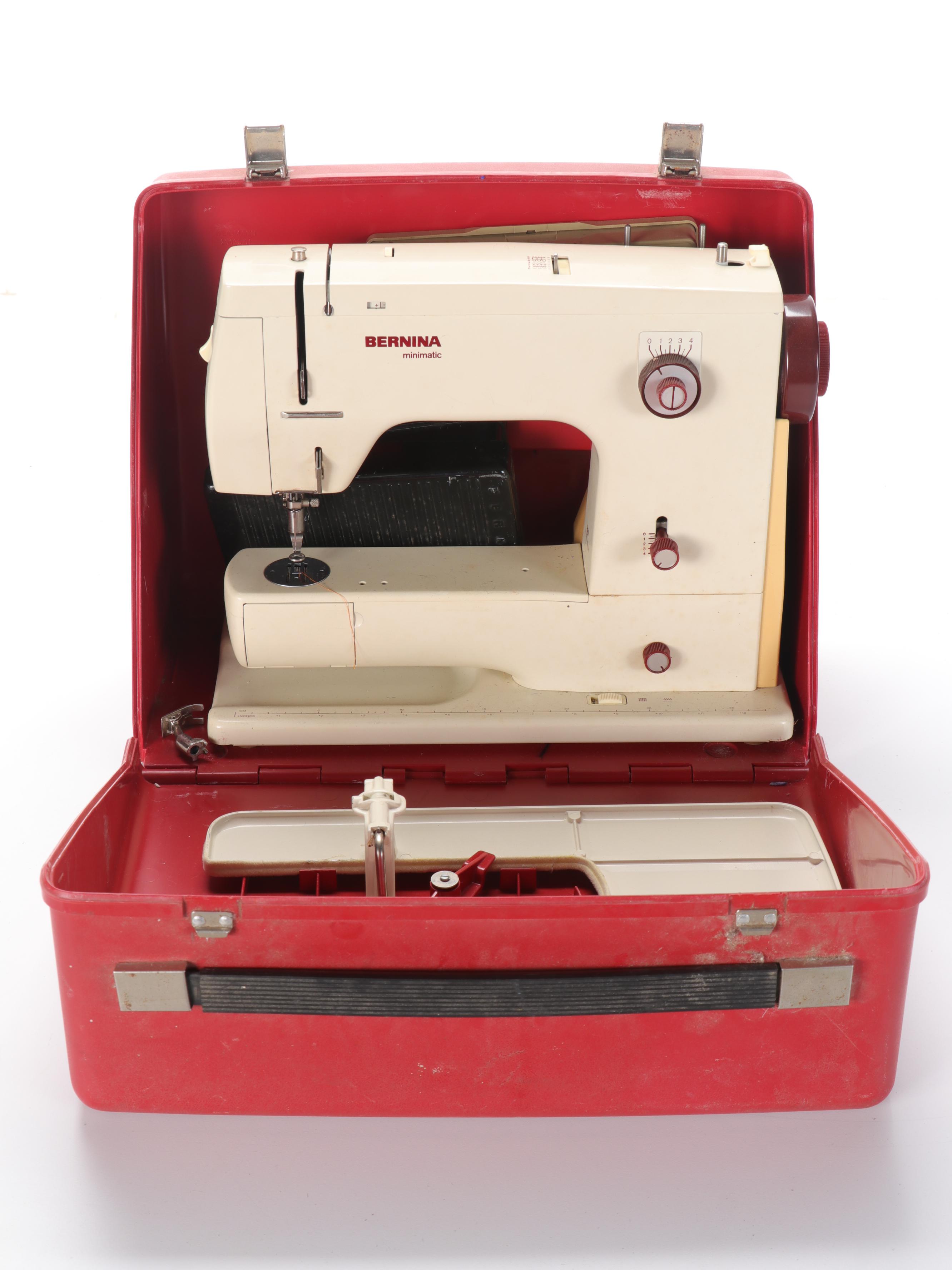 Bernina 807 Minimatic Sewing Machine, Late 20th Century