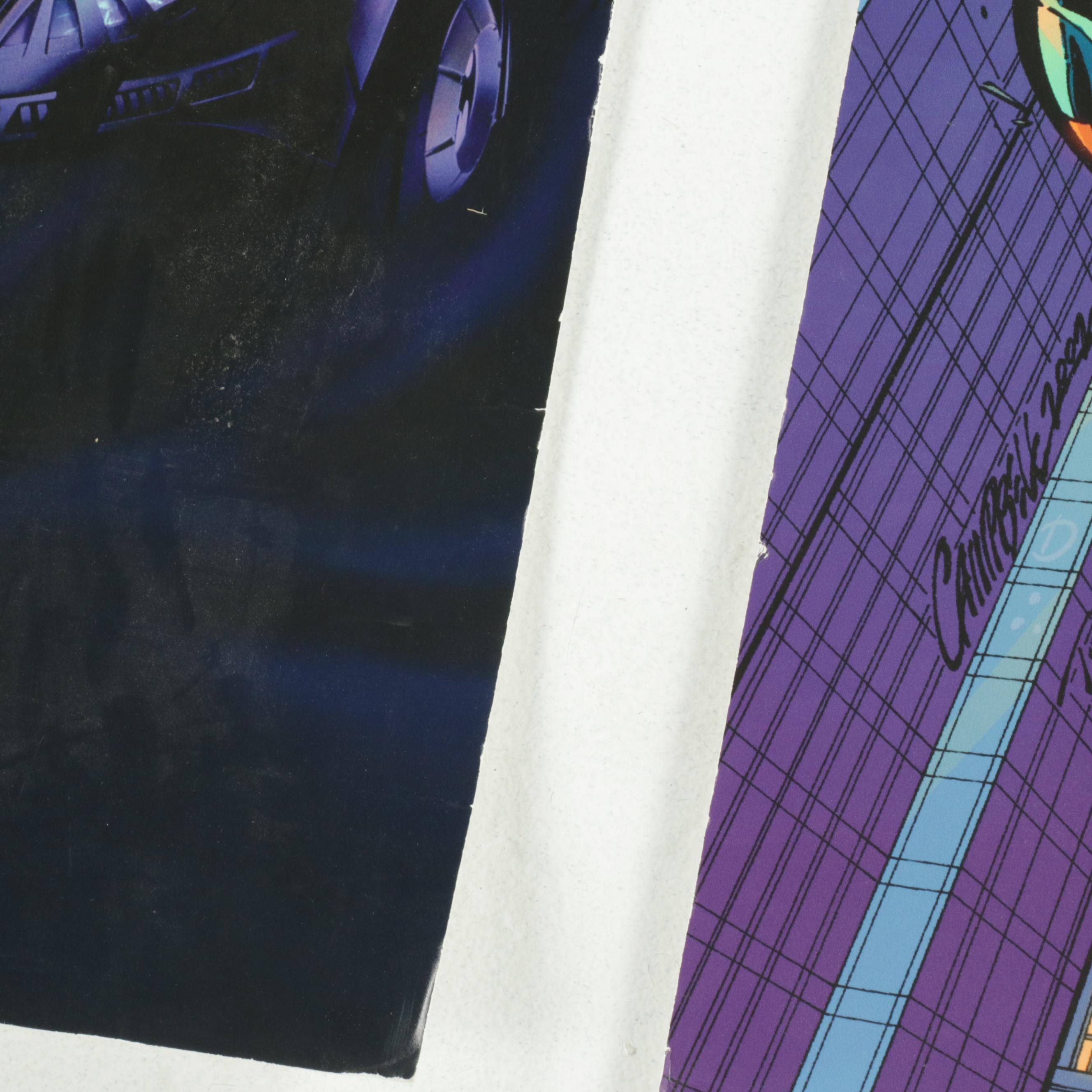 Marvel and DC Superhero Offset Lithograph Posters, Late 20th-21st Century