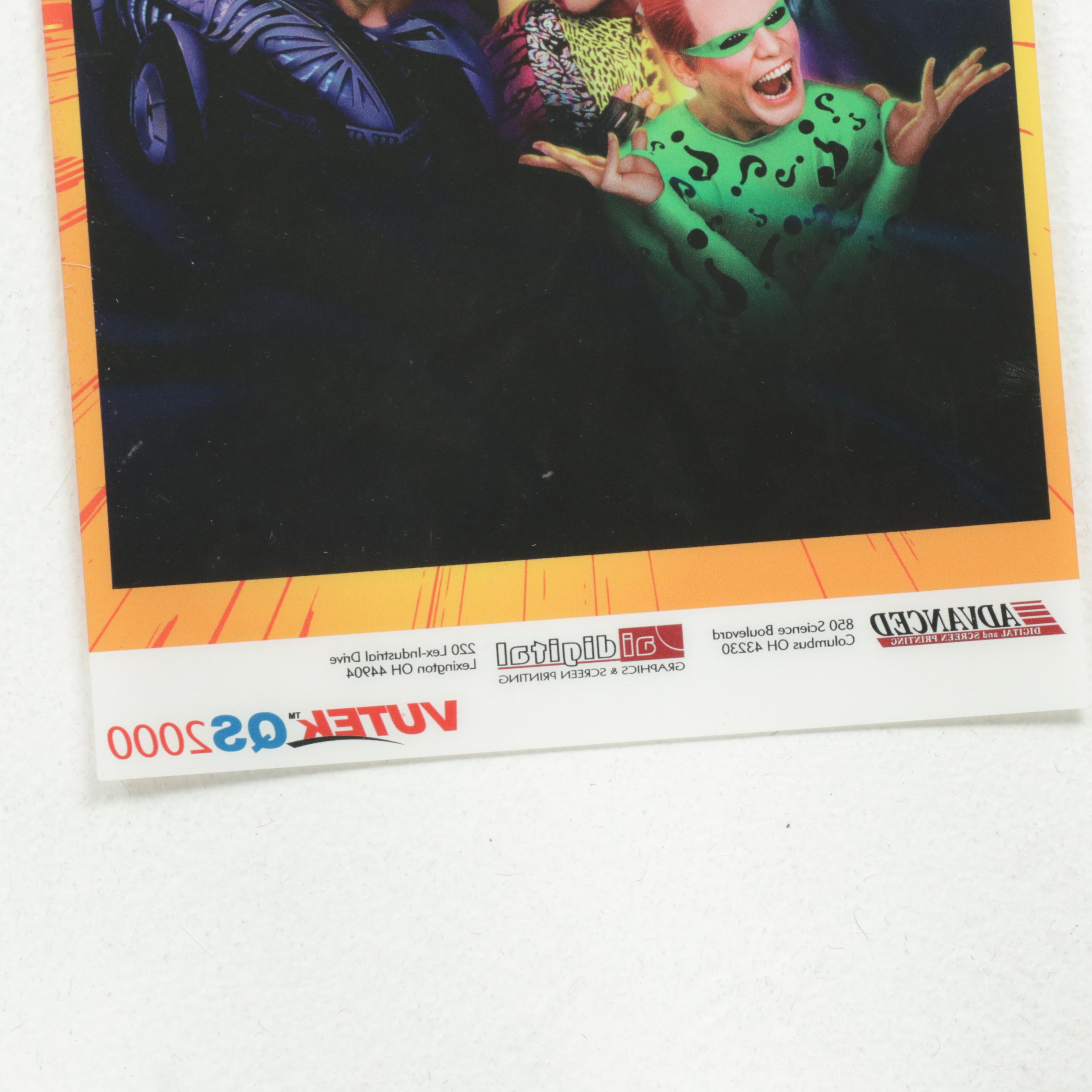 Marvel and DC Superhero Offset Lithograph Posters, Late 20th-21st Century