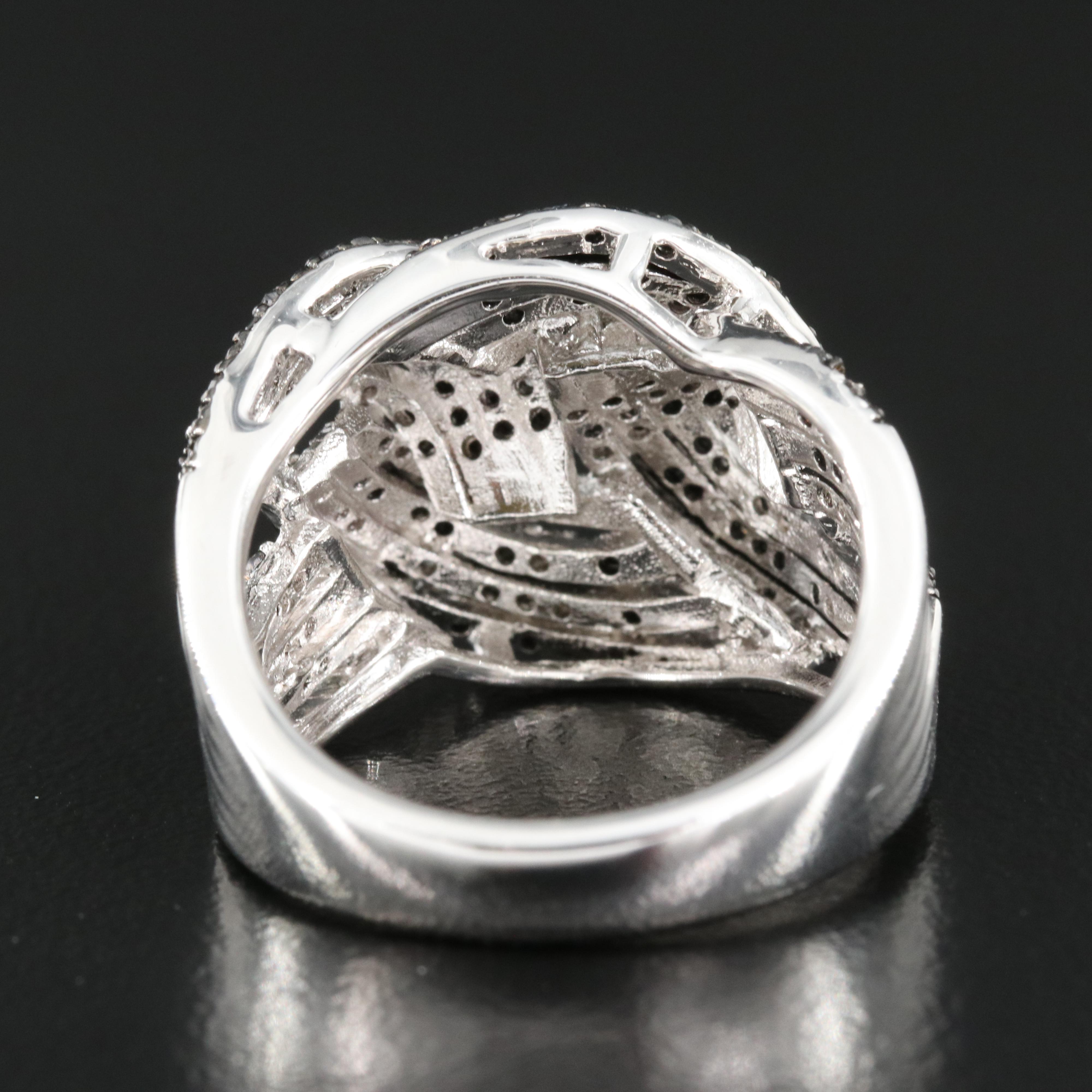 Braided Diamond Ring