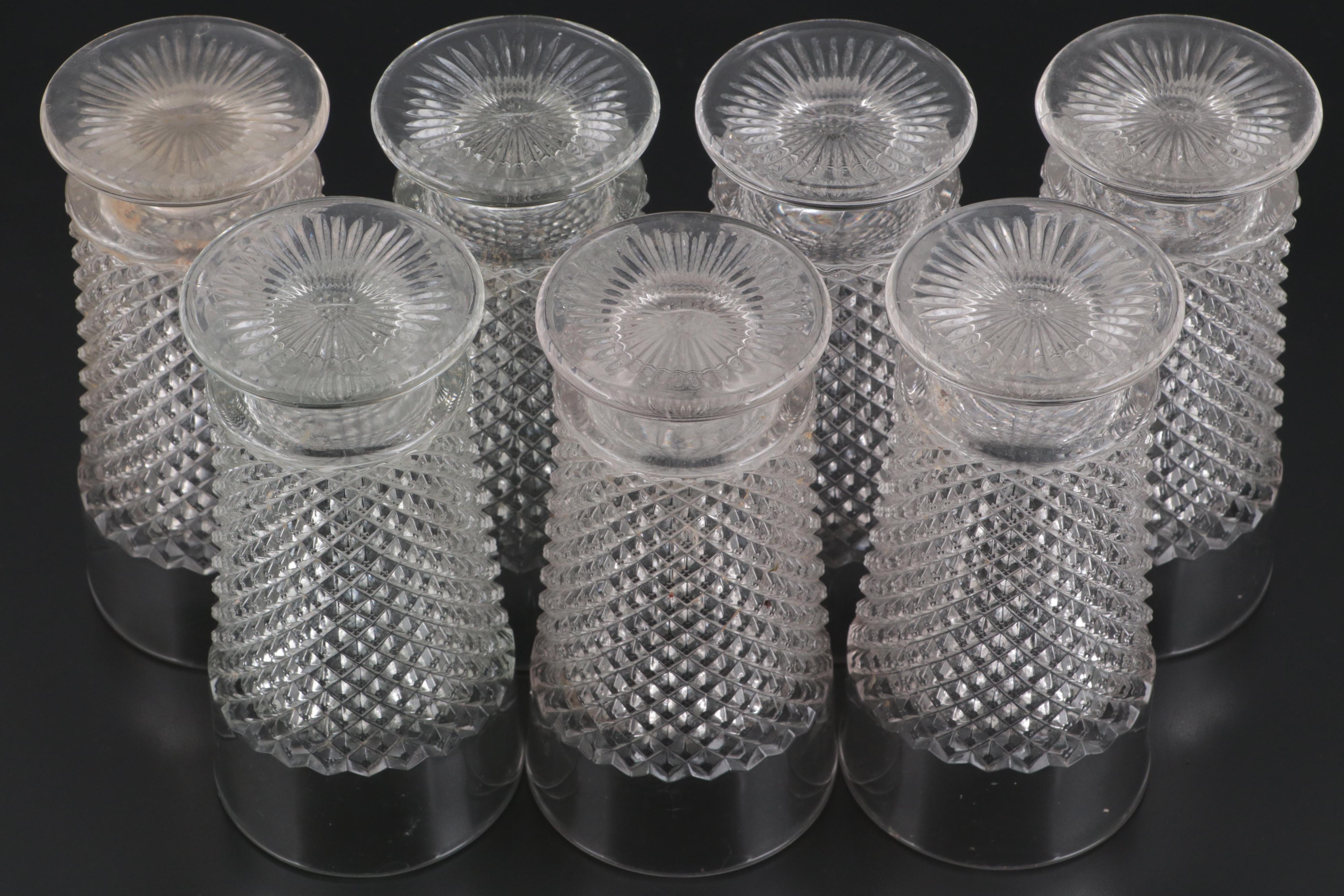 Pressed Glass Plates and Glasses