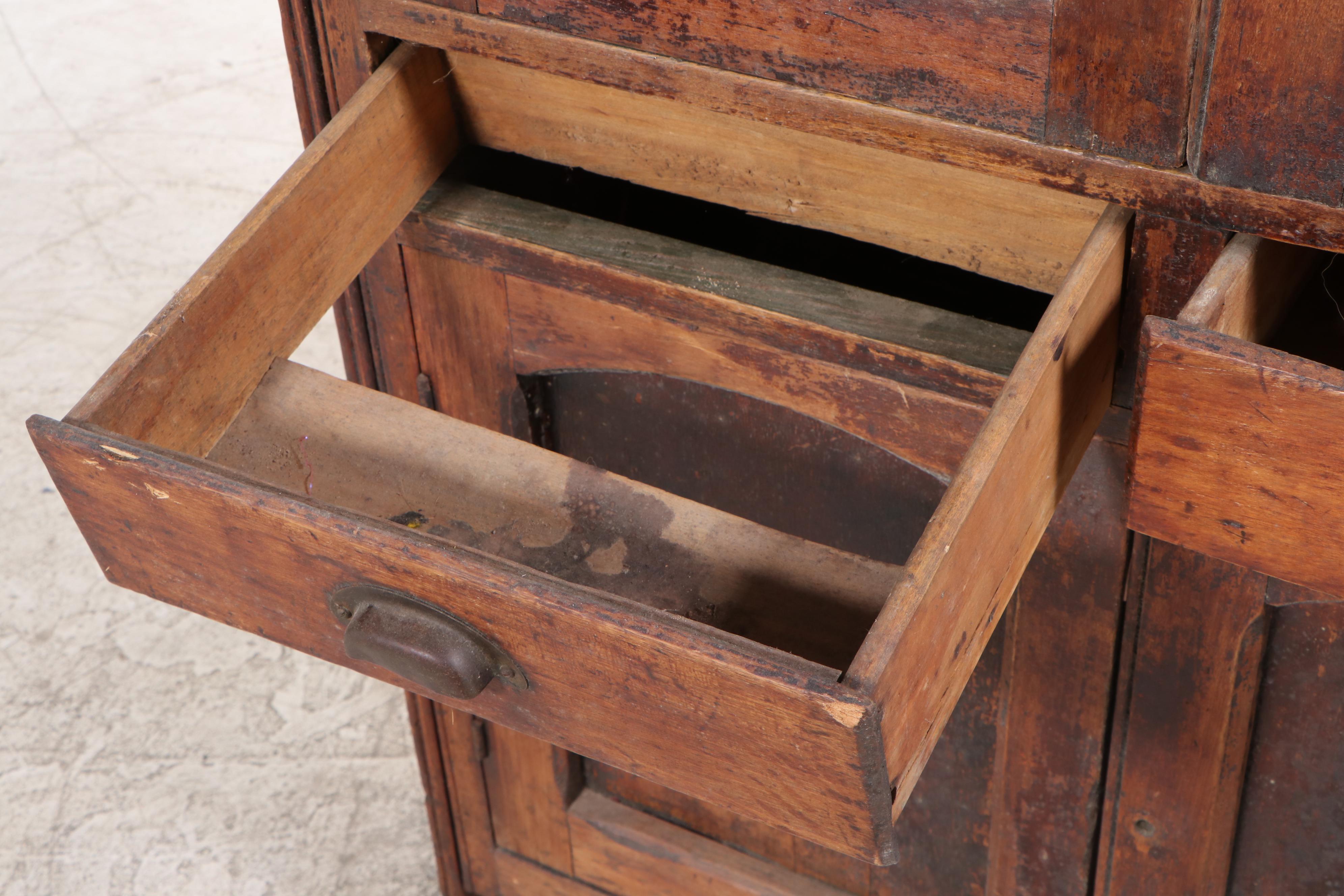 Victorian Cupboard with Vented Side Panels