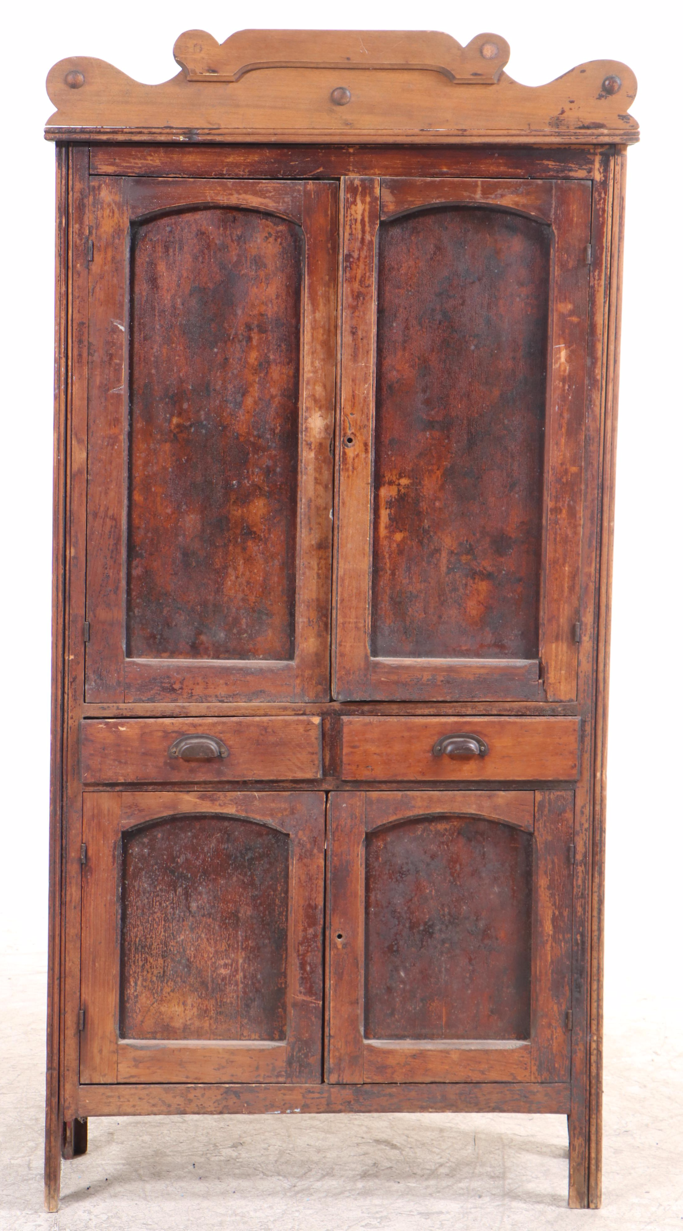 Victorian Cupboard with Vented Side Panels