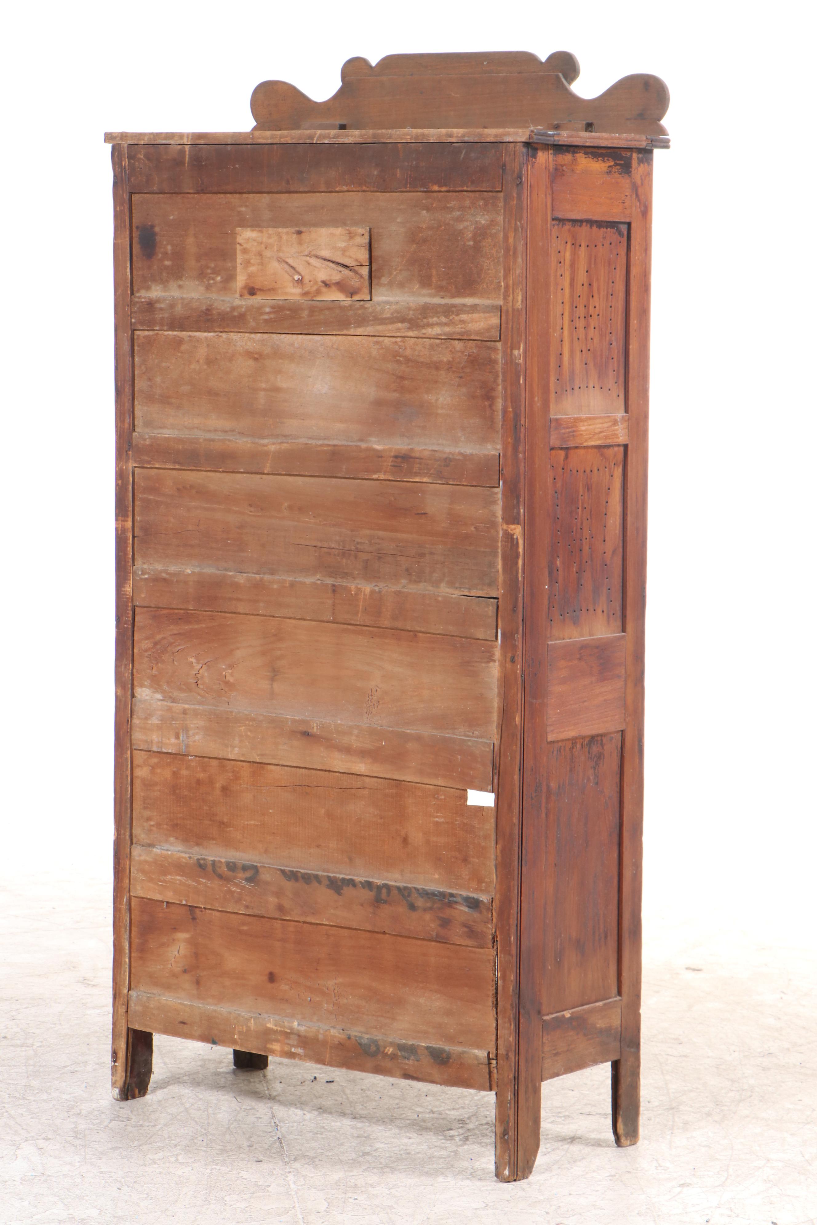 Victorian Cupboard with Vented Side Panels