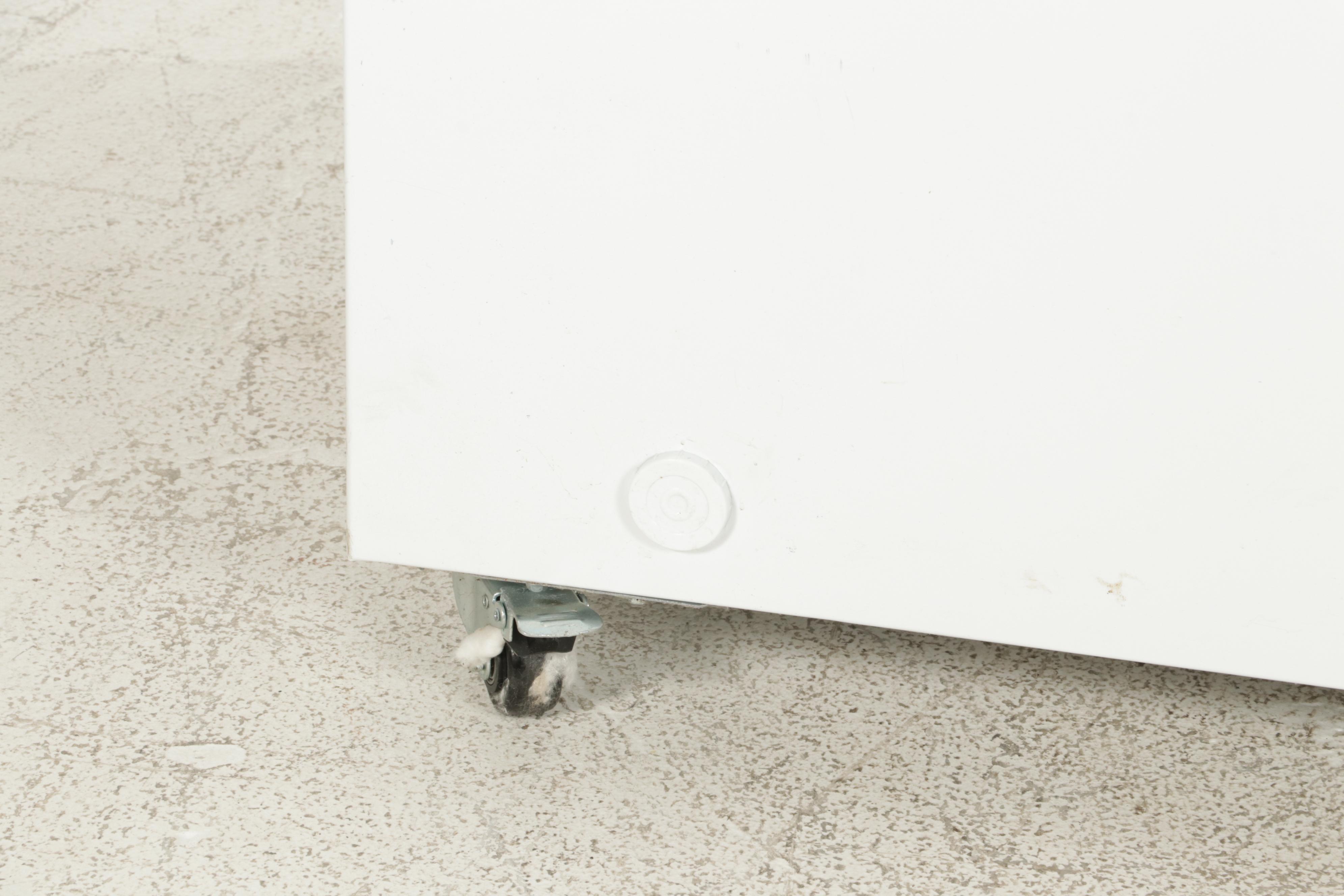 Frigidaire 14.8 Cu. Ft. White Chest Freezer on Casters